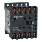SCHNEIDER ELECTRIC - Contattore, TeSys K, 4P(2NO+2NC),AC-1, 440V, 20A,bobina a basso assorbimento 24V DC connettori faston