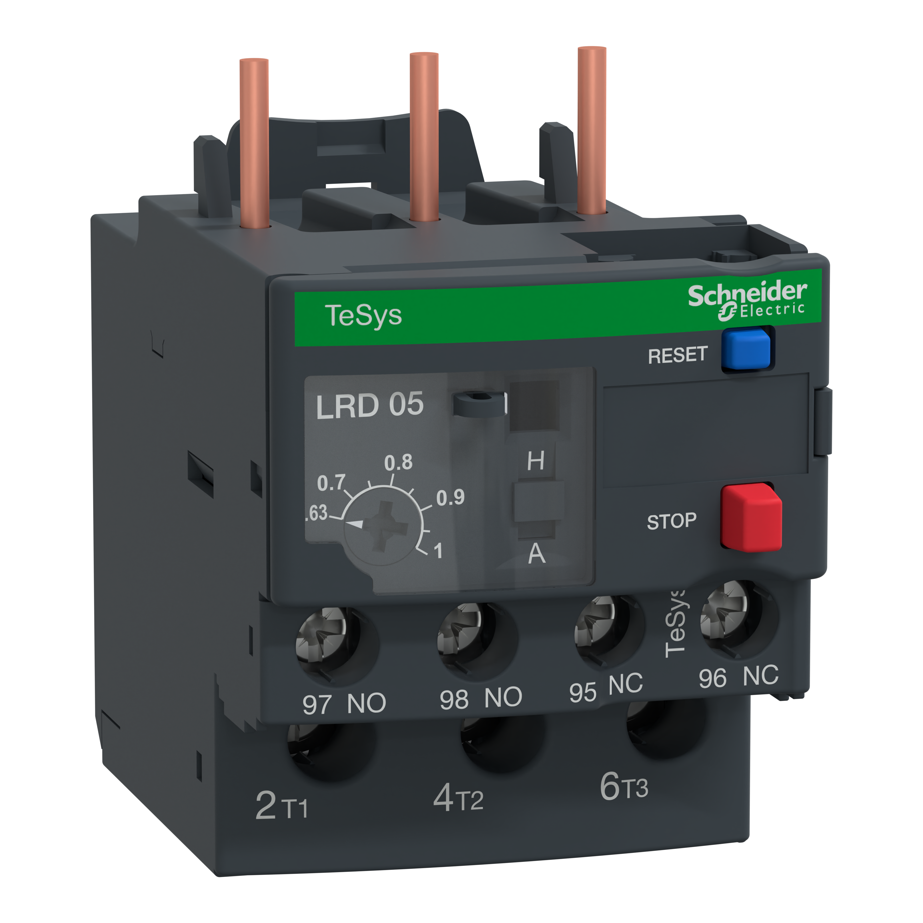 SCHNEIDER ELECTRIC - Relè sovraccarico termico per motore TeSys - 0,63...1 A - Classe 10A
