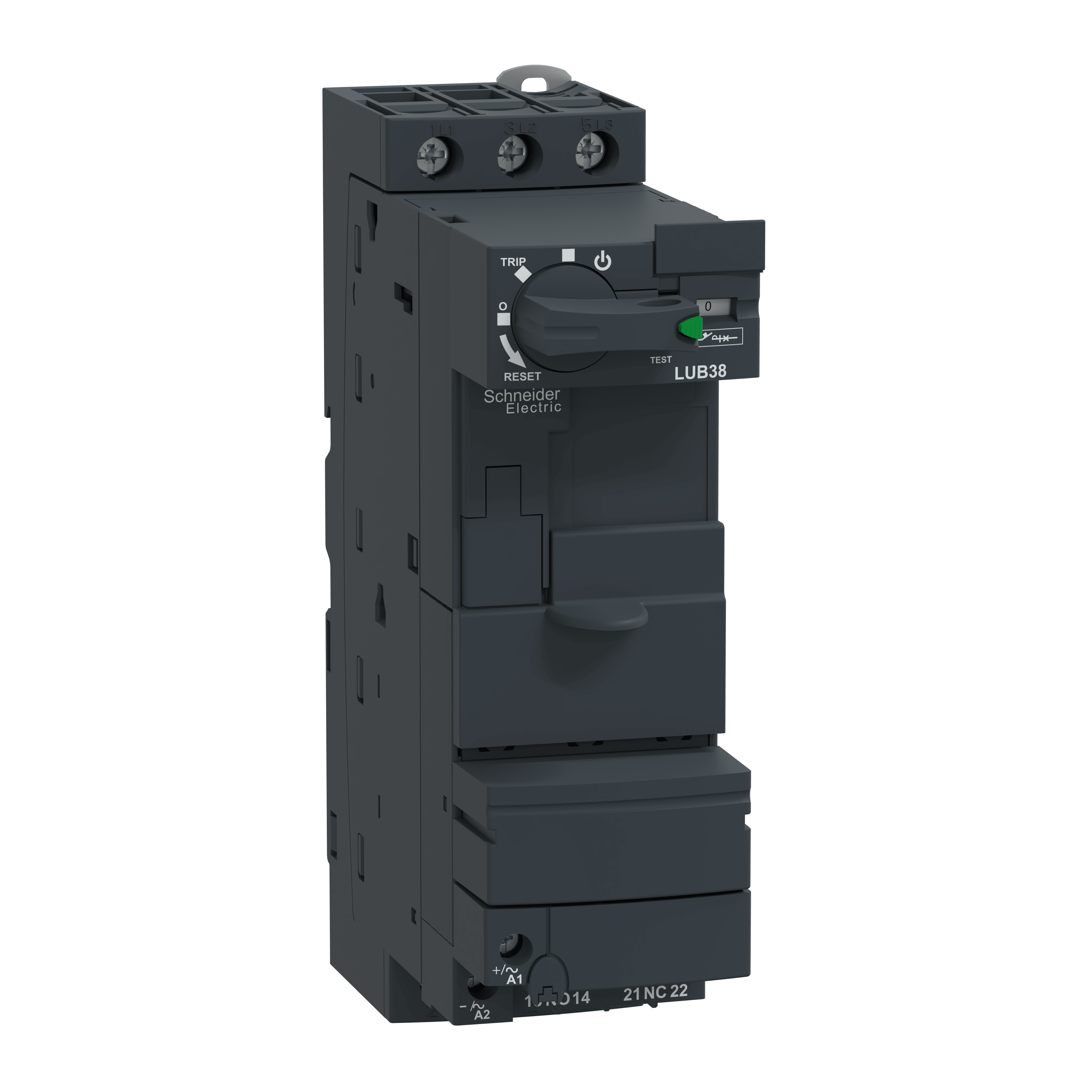 SCHNEIDER ELECTRIC - Base di potenza non reversibile, TeSys Ultra, 3P, 1NO + 1NC, 38 A, 690 V LUB38