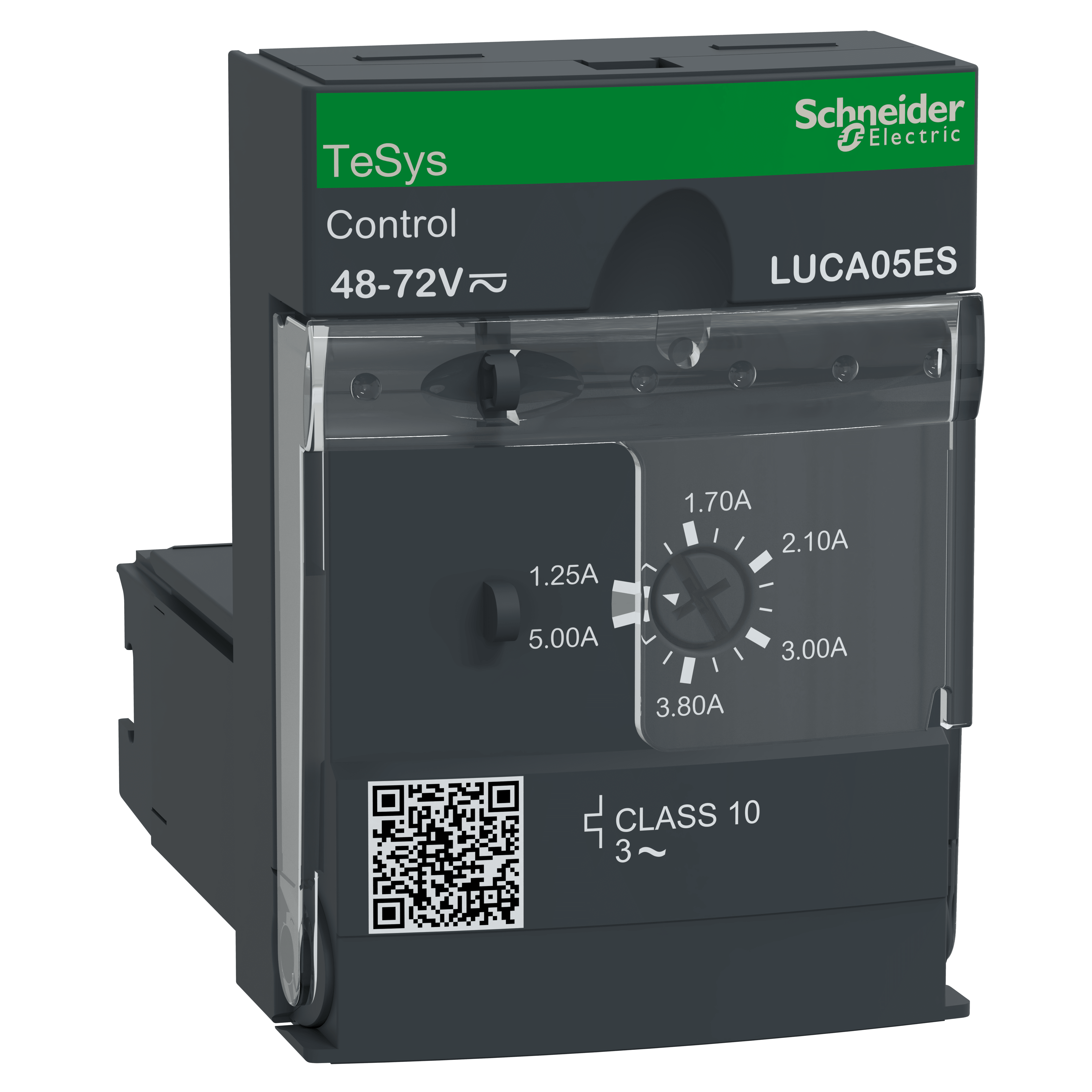 SCHNEIDER ELECTRIC - Unità di controllo standard LUCA - Classe 10 - 1,25...5 A - 48...72 V CC/CA