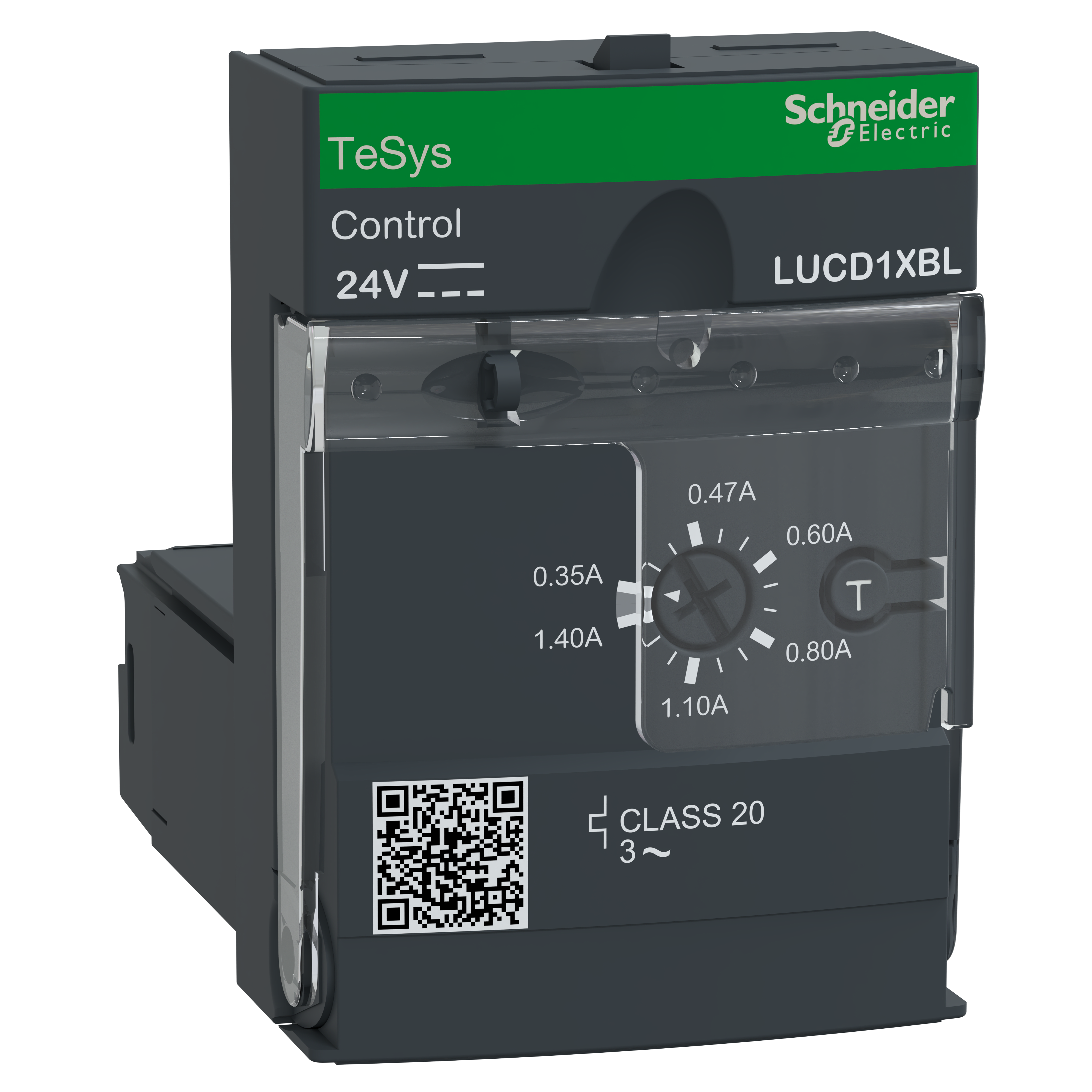 SCHNEIDER ELECTRIC - Unità di controllo avanzata LUCD - Classe 20 - 0,35...1.4 A - 24 V CC LUCD1XBL