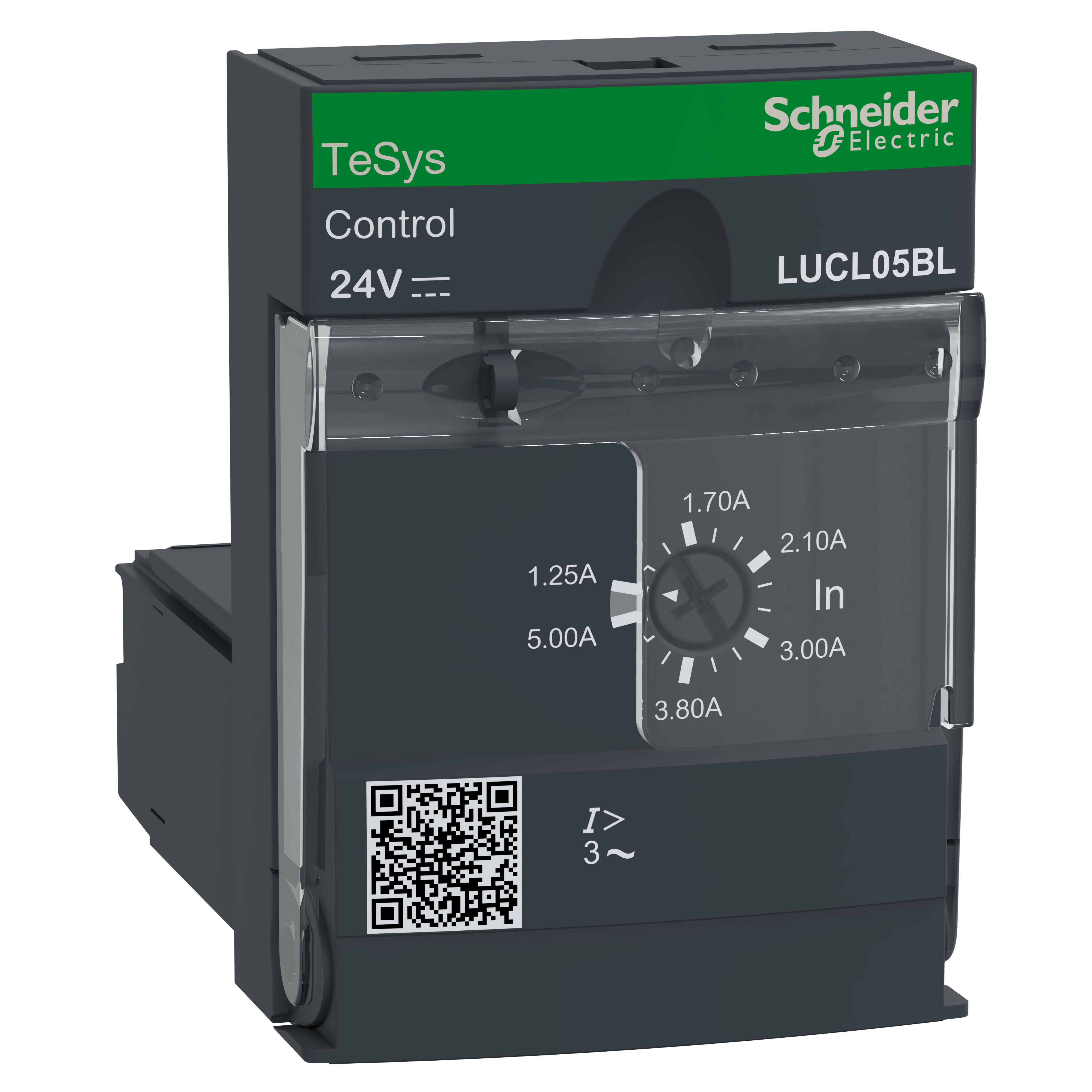 SCHNEIDER ELECTRIC - Unità di controllo magnetica LUCL 1.25...5 A - 24 V - CC