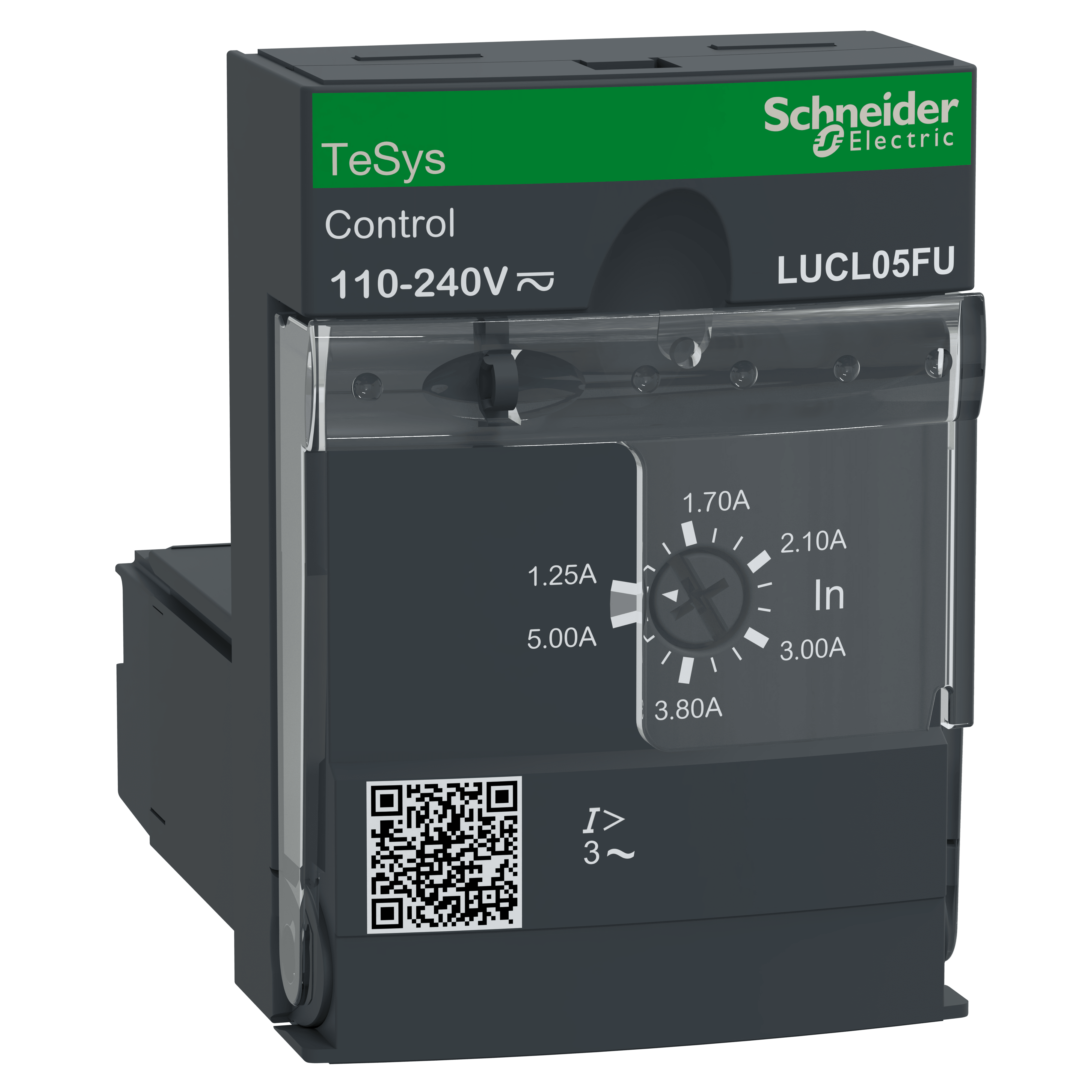 SCHNEIDER ELECTRIC - Unità di controllo magnetica LUCL 1.25...5 A - 110..220 V - CC/CA
