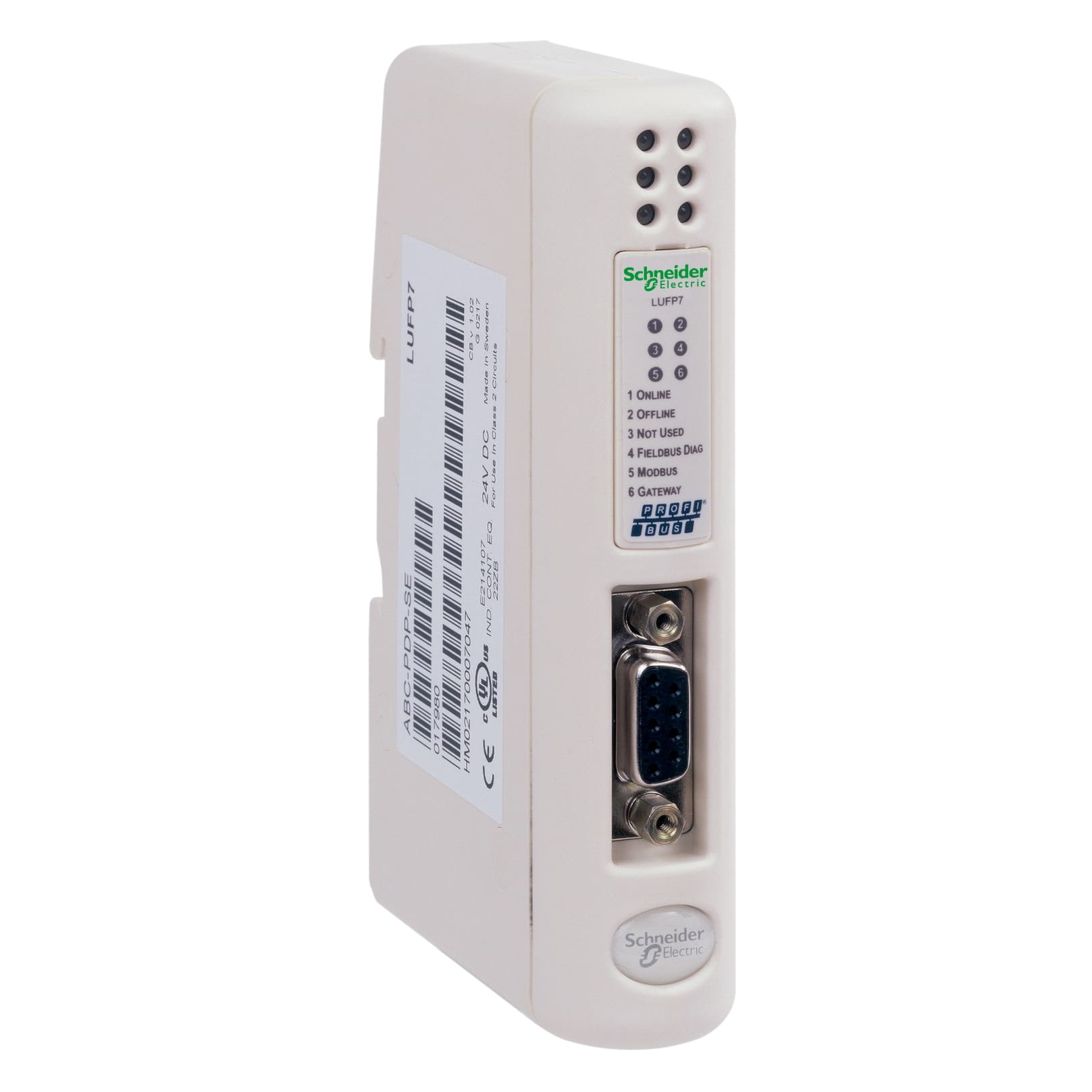 SCHNEIDER ELECTRIC - Gateway comunicazione Profibus DP/Modbus - 1 Profibus DP SUB-D9 - 1 RJ45 Modbus