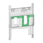 SCHNEIDER ELECTRIC - Coperchio anteriore, interruttori per correnti differenziali ComPacT NSXm, 4 poli, IP40, parte di ricambio