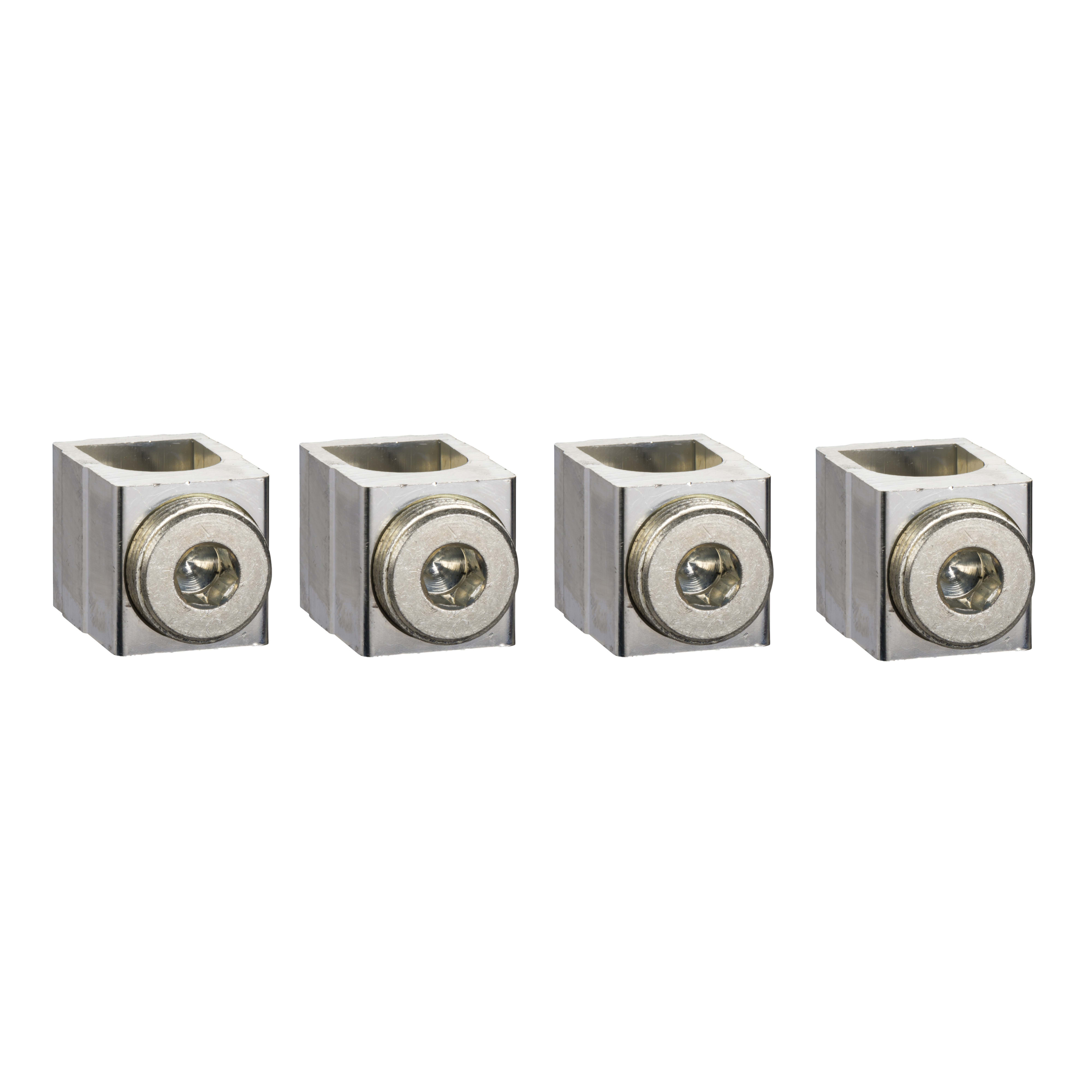 SCHNEIDER ELECTRIC - 4 morsetti in alluminio - per 1 cavo 25..95 mm² - INS250, NSX100..250