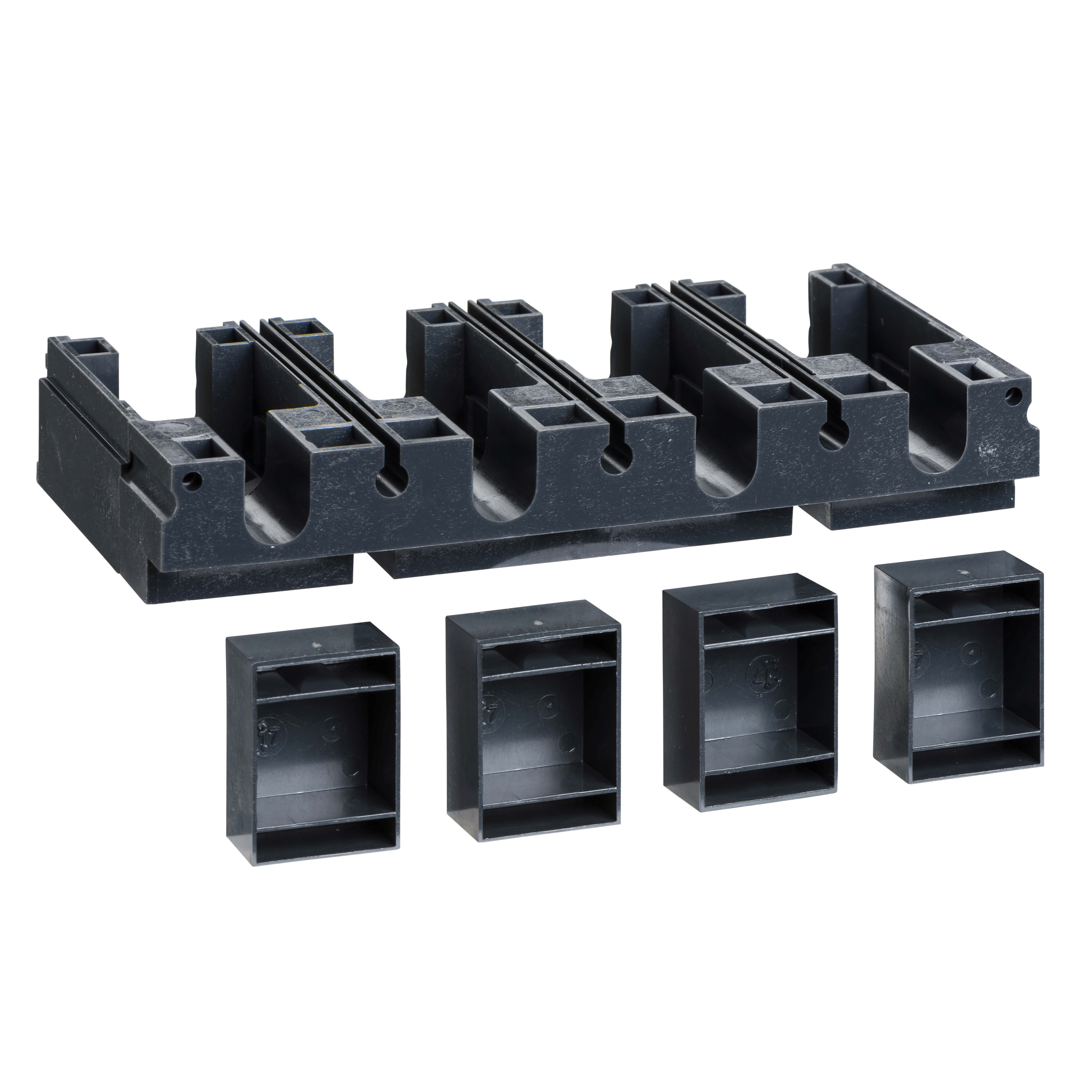 SCHNEIDER ELECTRIC - Adattatore per base plug-in - 4 poli - Per NSX400..630 LV432585