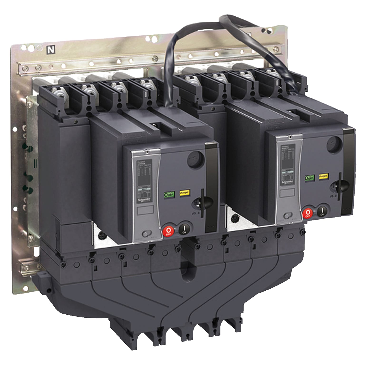 SCHNEIDER ELECTRIC - Kit collegamento a valle - 3/4 poli - 630 A - INS320..630, NSX400..630