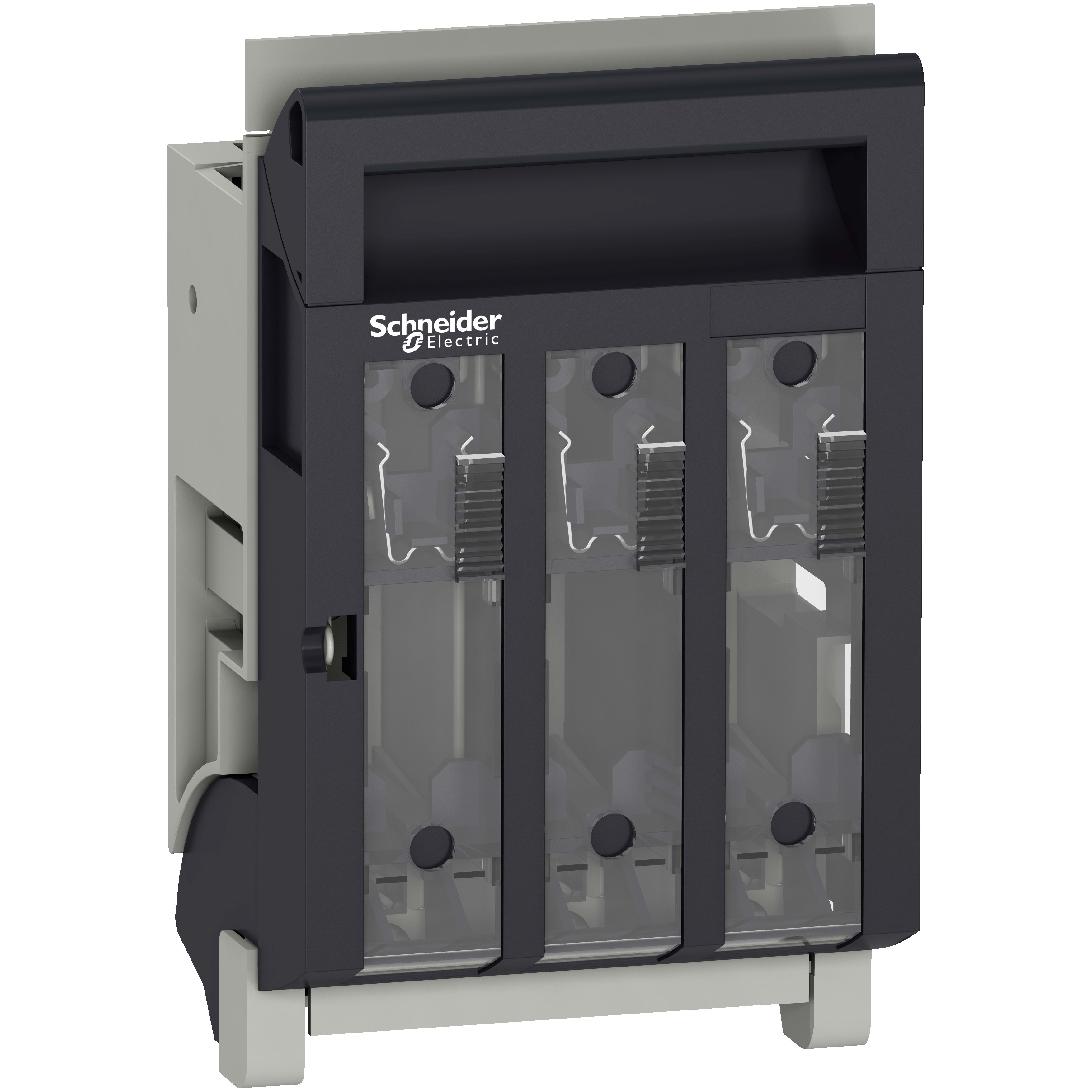 SCHNEIDER ELECTRIC - Interruttore-sezionatore con fusibili, FuPact, FuPacT ISFT100, 100A, DIN NH000, 3 poli, mors. attacco cavi, 1.5mm²/50mm² connettori LV480800