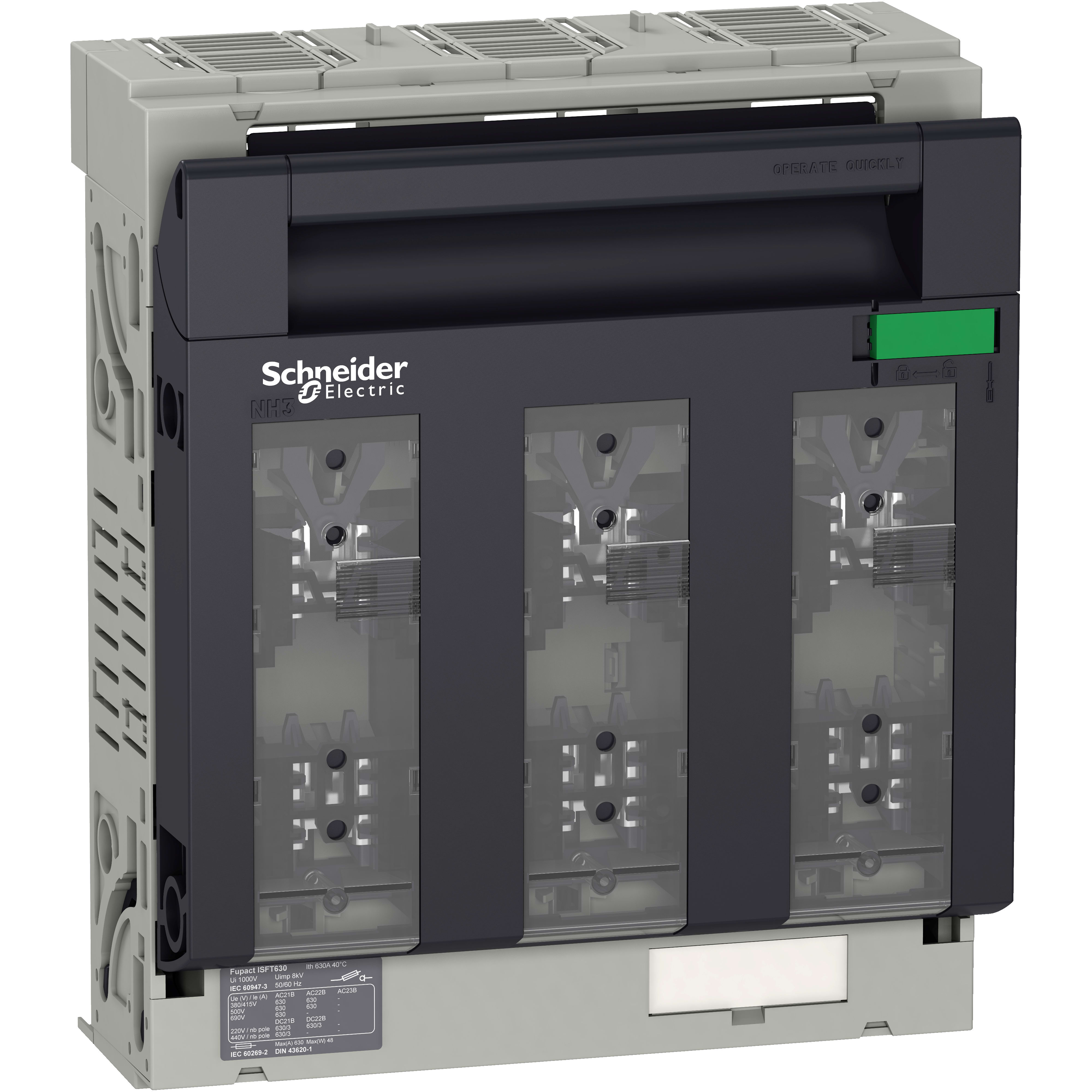 SCHNEIDER ELECTRIC - ISFT630 3P attacco capicorda
