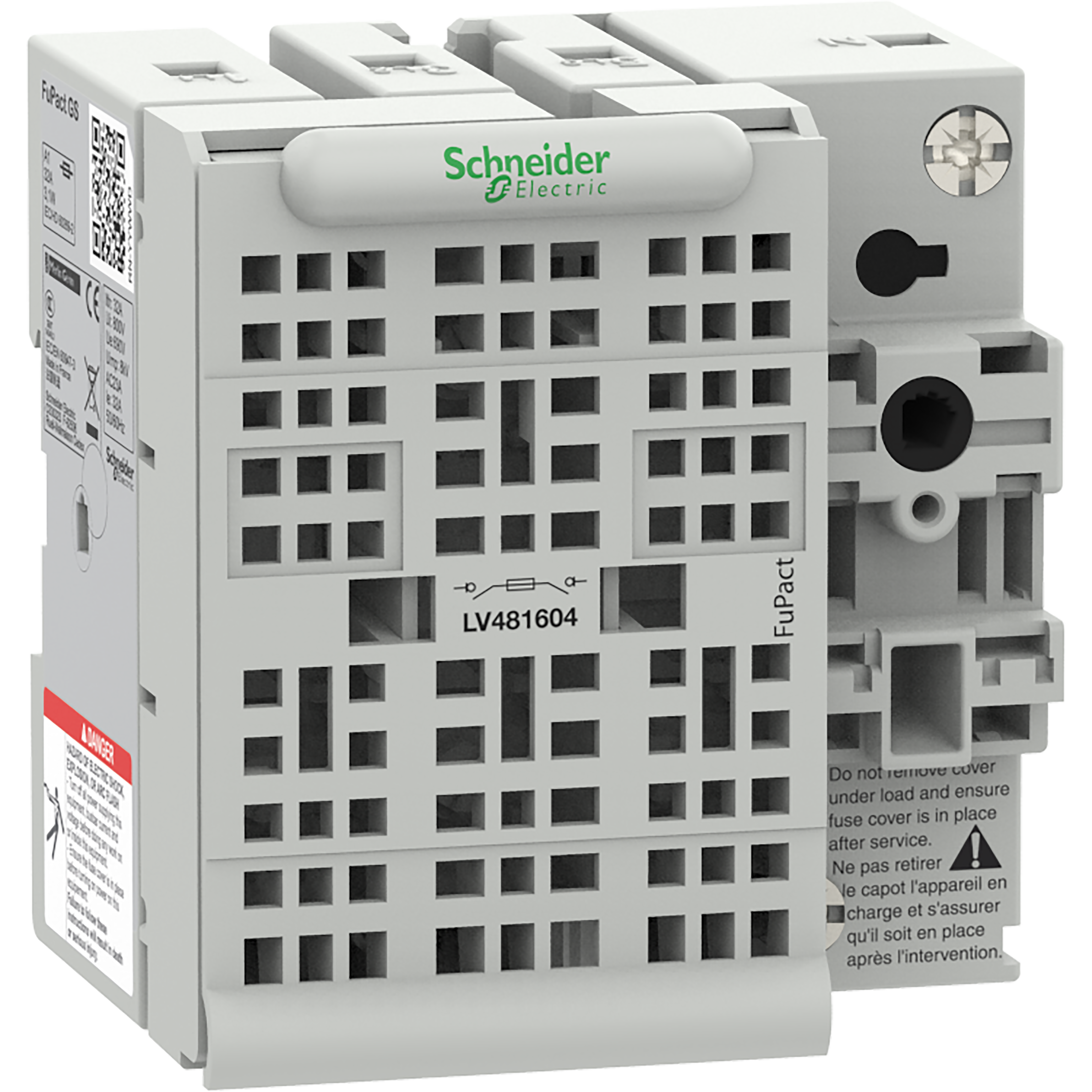SCHNEIDER ELECTRIC - Interruttore-sezionatore con fusibili, FuPact, FuPactGS BS32, 4 poli