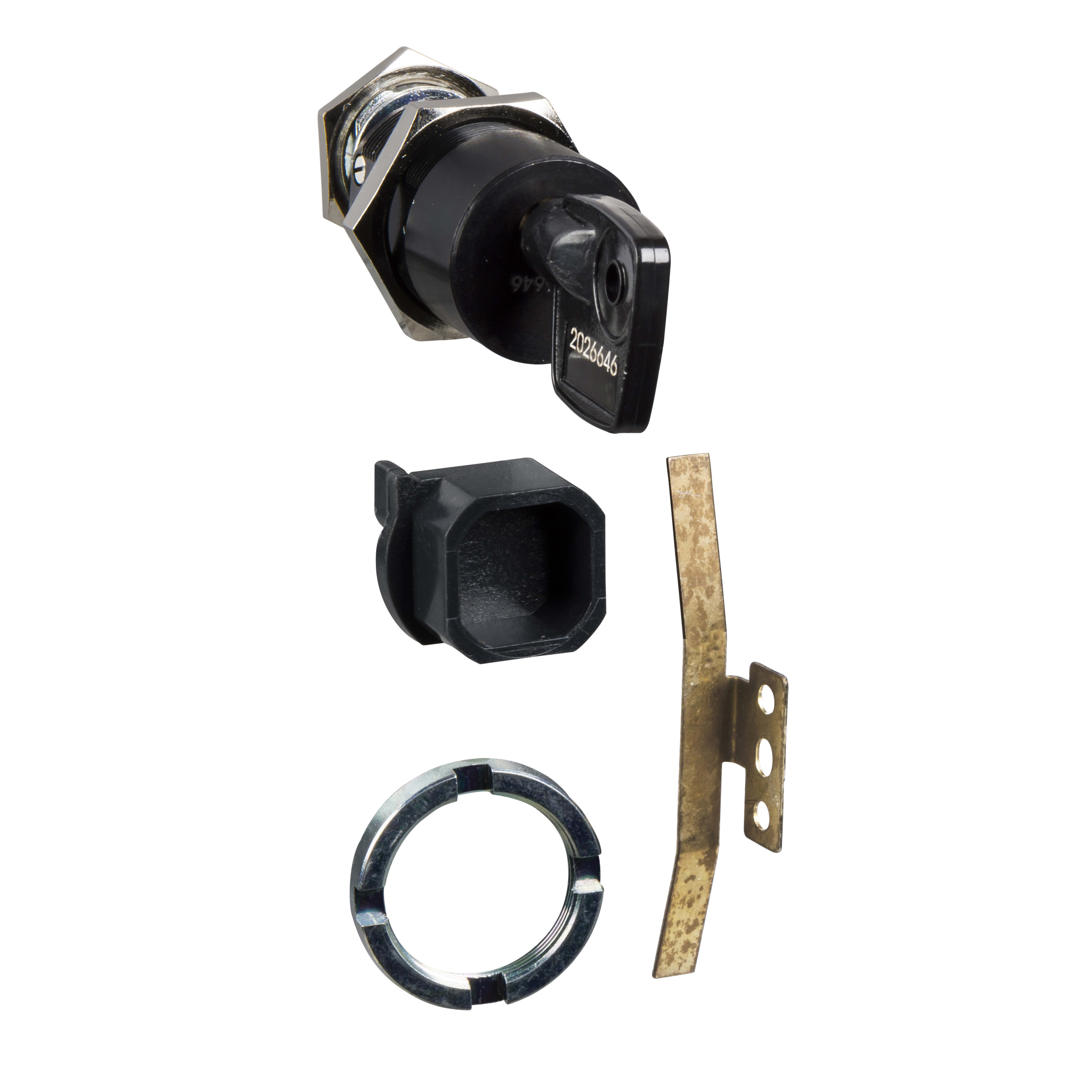 SCHNEIDER ELECTRIC - Chassis locking - 1 Profalux lock 2 keys + adaptation kit - for MTZ1 spare part