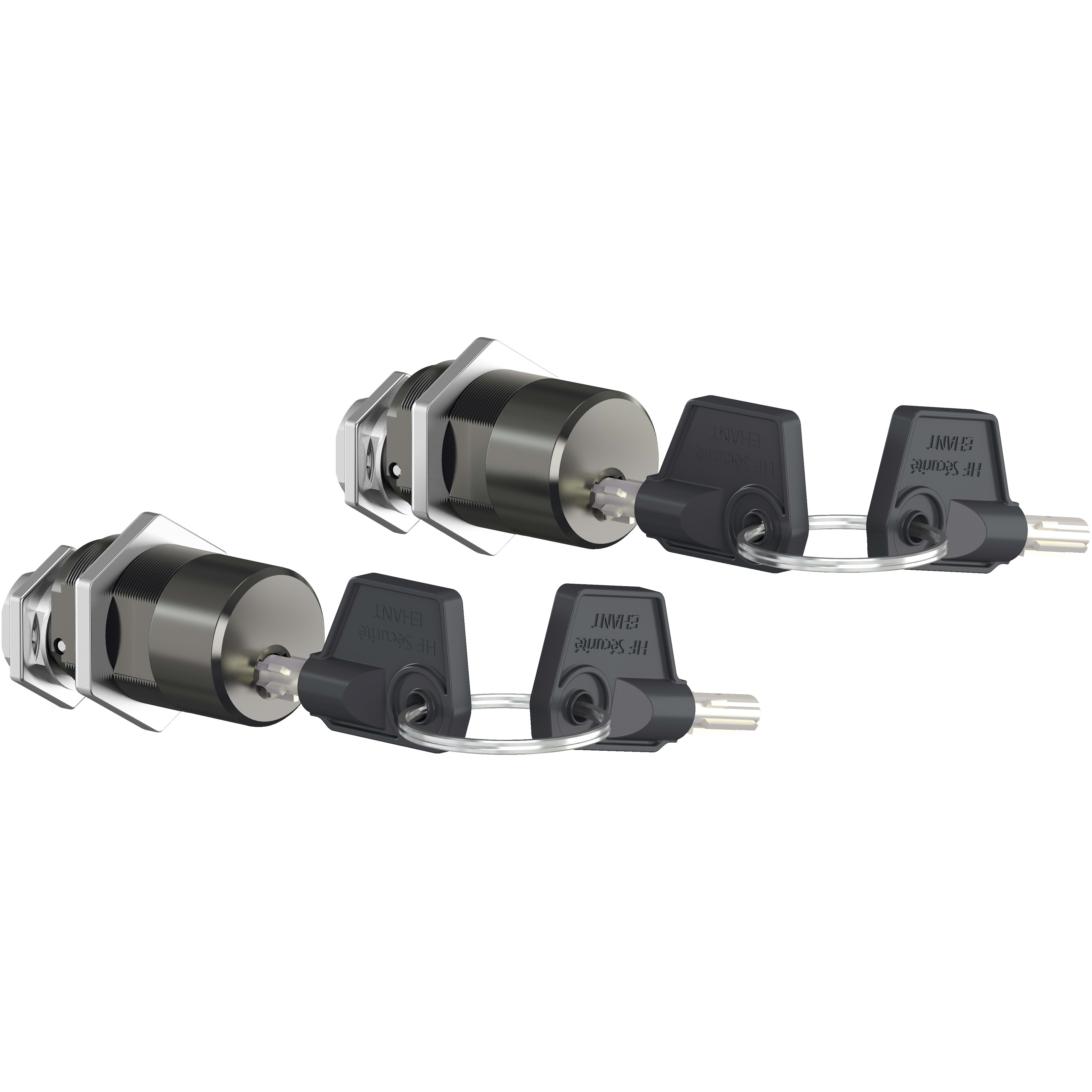 SCHNEIDER ELECTRIC - Chassis locking - 2 Profalux locks 2 diff keys + adapt kit - for MTZ1 spare part