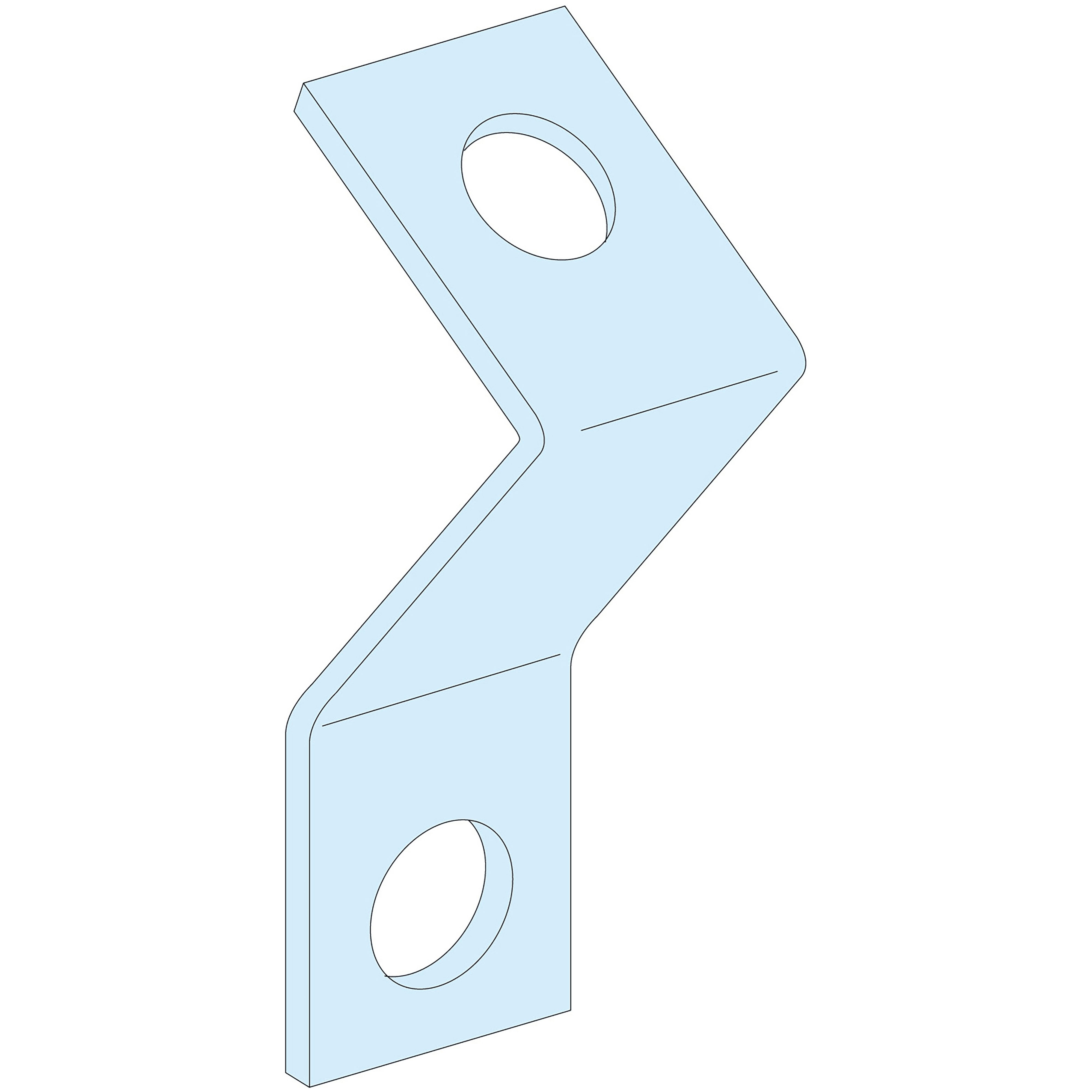 SCHNEIDER ELECTRIC - Supporto Guida DIN 45°