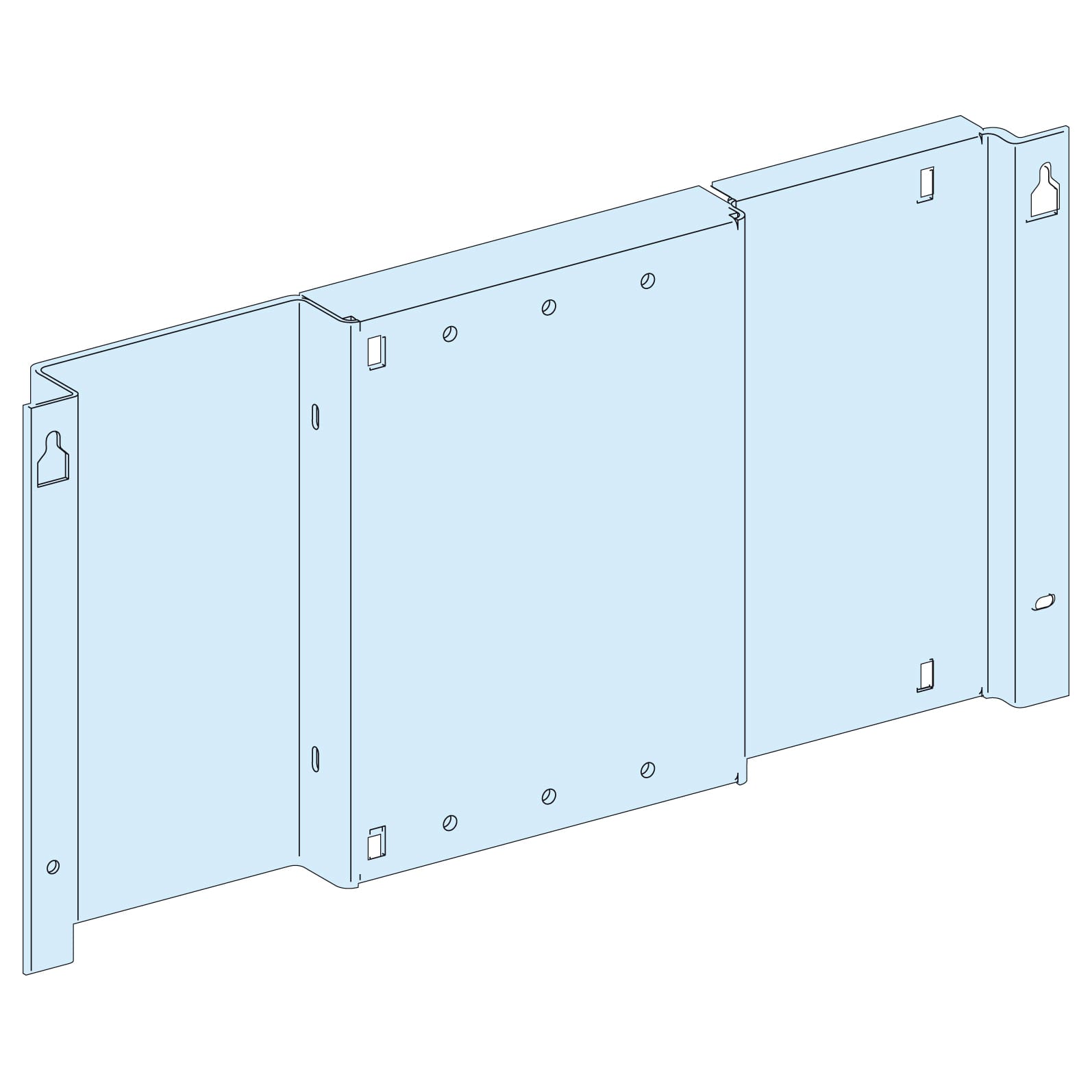 SCHNEIDER ELECTRIC - Piastra di fondo NS630 V fisso-rot