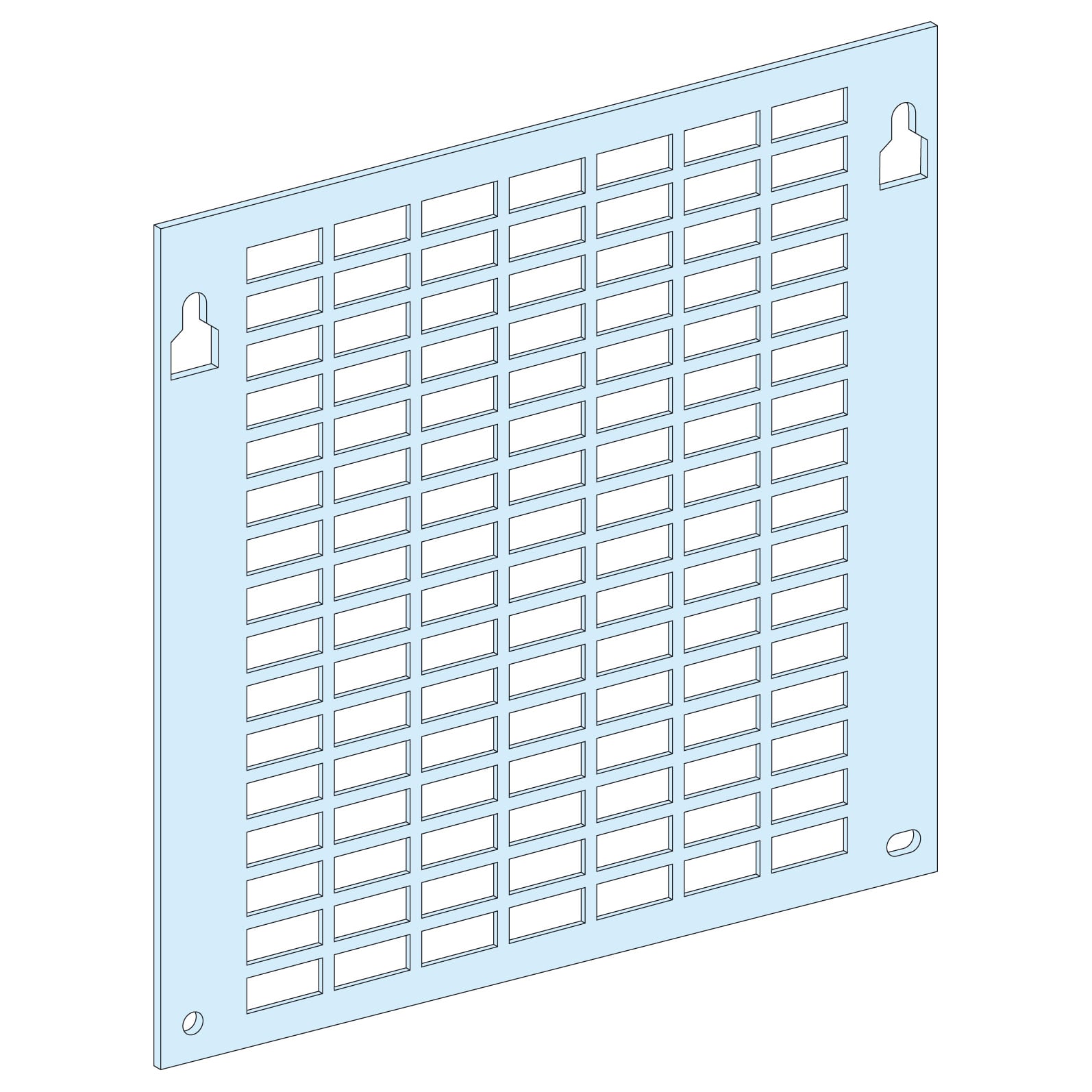 SCHNEIDER ELECTRIC - Struttura, PrismaSeT, Piastra, Piastra di fondo pref.4M G-P LVS03170