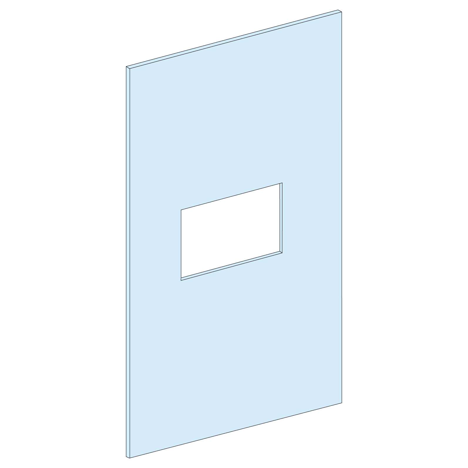 SCHNEIDER ELECTRIC - Piastra frontale NSX400-630 V L250 LVS03283