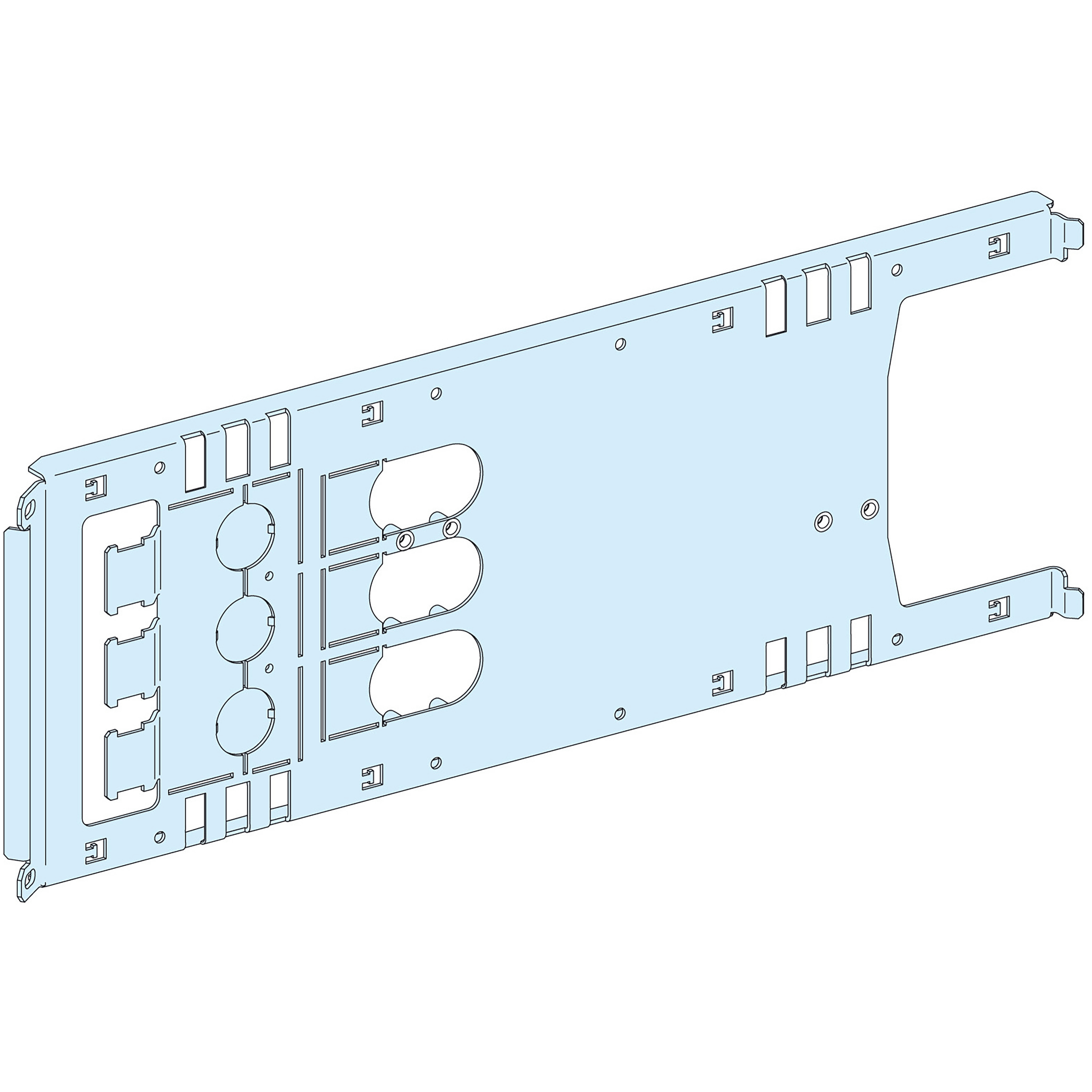 SCHNEIDER ELECTRIC - Piastra di fondo NS630 H 3P rim-est LVS03453