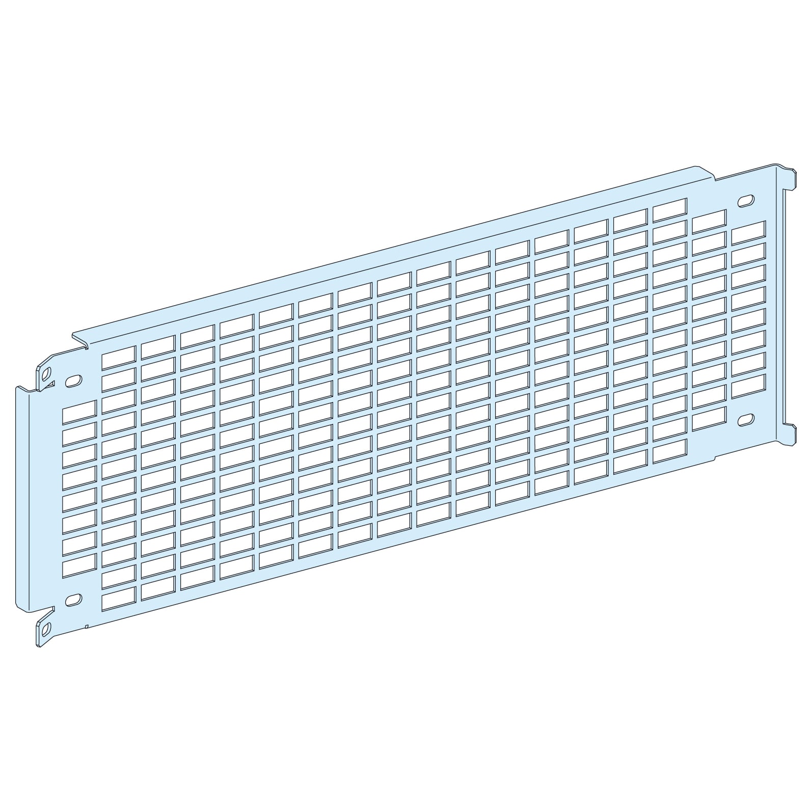 SCHNEIDER ELECTRIC - Struttura, PrismaSeT, Piastra, Piastra di fondo pref.4M + 4 traverse