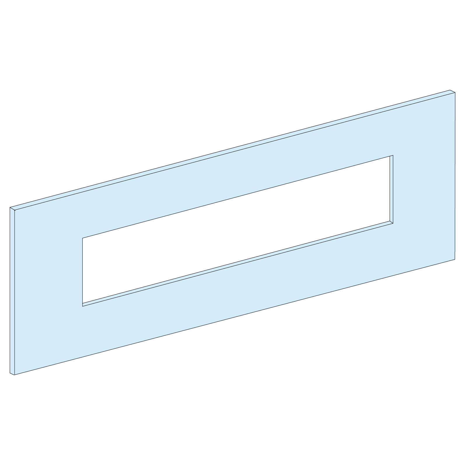 SCHNEIDER ELECTRIC - Piastra frontale 3-4INS250 V