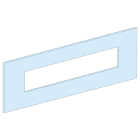 SCHNEIDER ELECTRIC - Piastra frontale 3-4INS250 V LVS03620