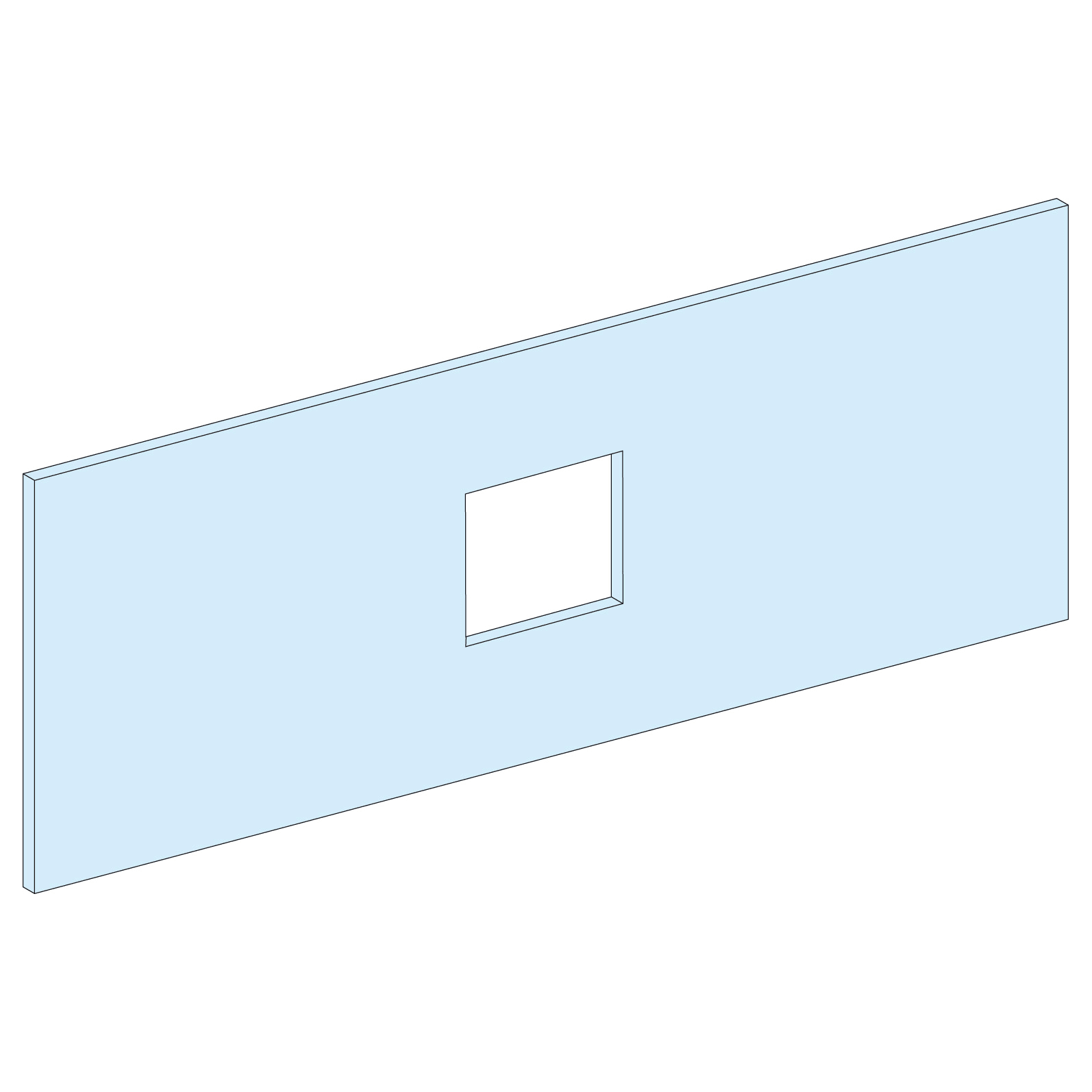 SCHNEIDER ELECTRIC - Piastra frontale NSX400-630 H estr LVS03657