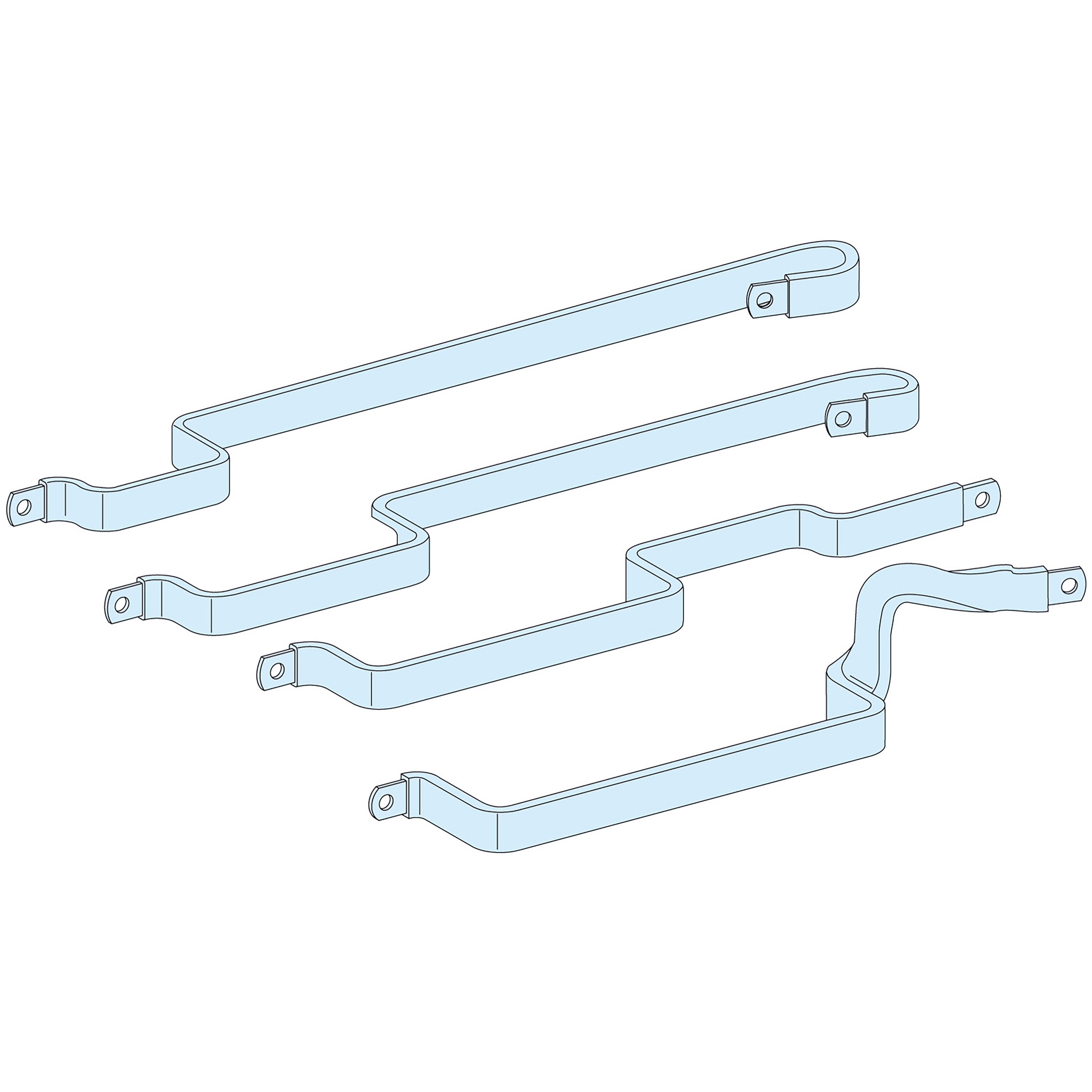 SCHNEIDER ELECTRIC - Collegamento Barre canalina-Multiclip200 LVS04024