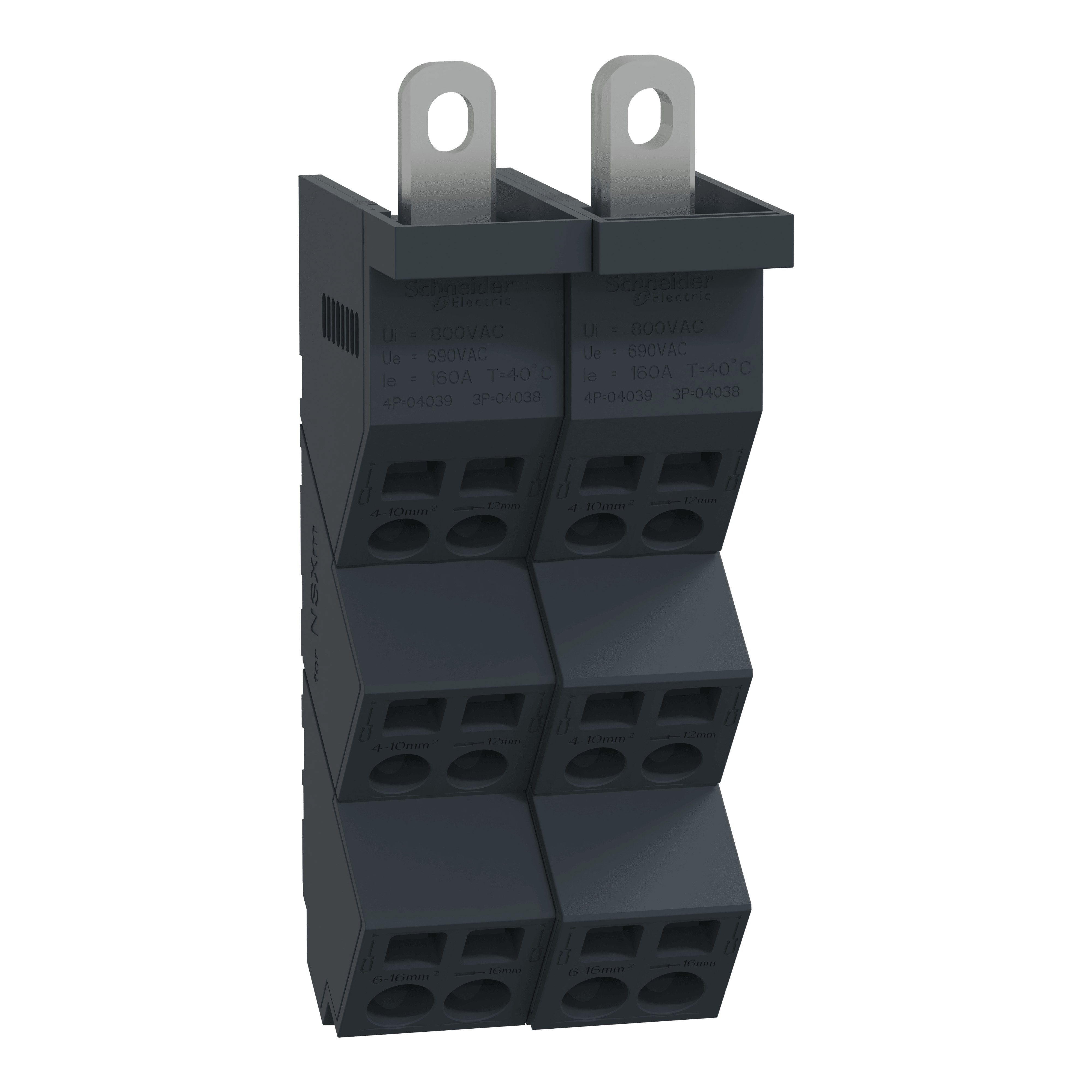 SCHNEIDER ELECTRIC - Polybloc NSXm 4P 160A