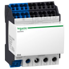 SCHNEIDER ELECTRIC - Blocco di distribuzione Linergy DX 4P 63A 4 moduli 24 fori collegamento rapido inferiore
