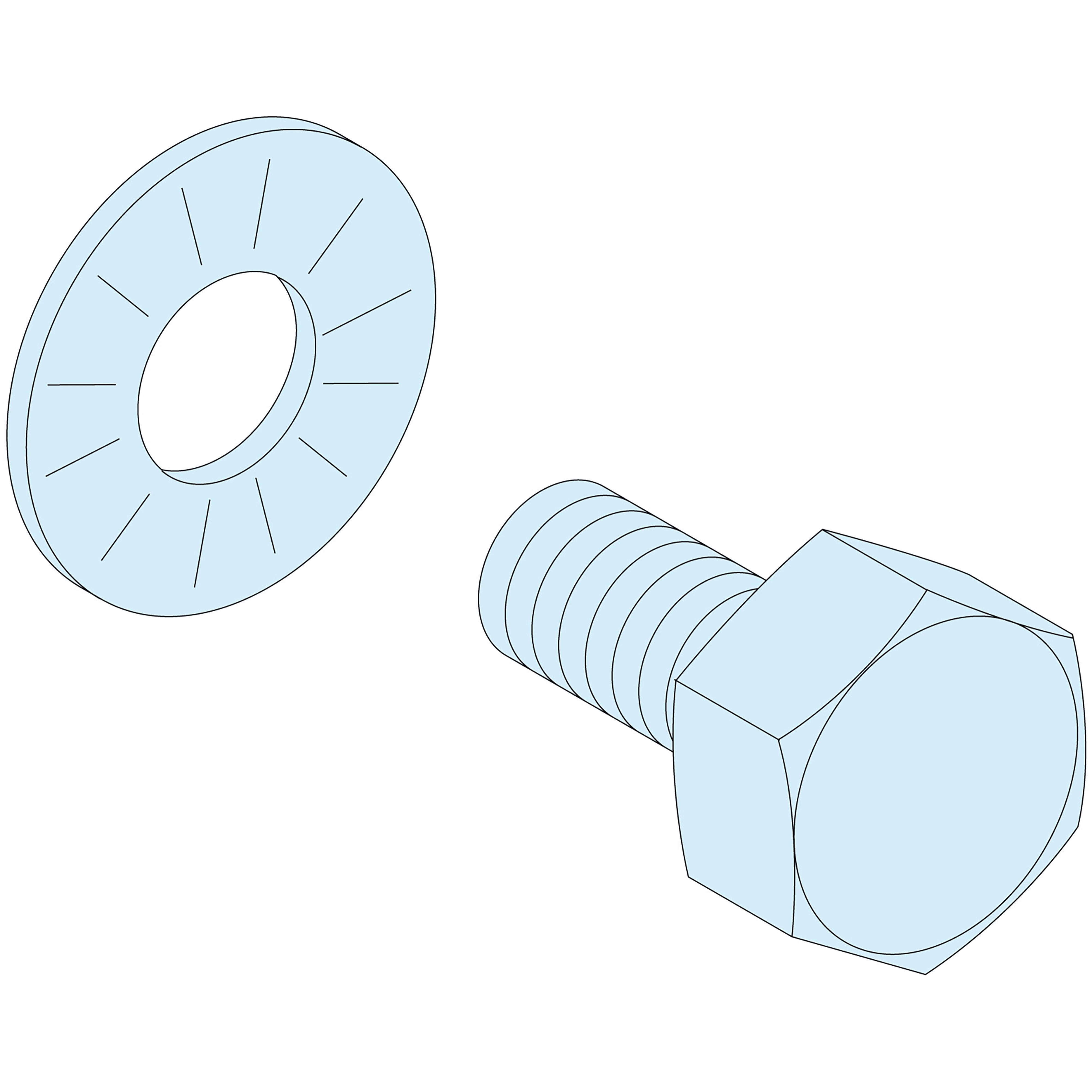 SCHNEIDER ELECTRIC - 40 viti M6X16 per barre filettate&lt.lt->630