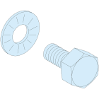 SCHNEIDER ELECTRIC - 40 viti M6X16 per barre filettate<.lt->630