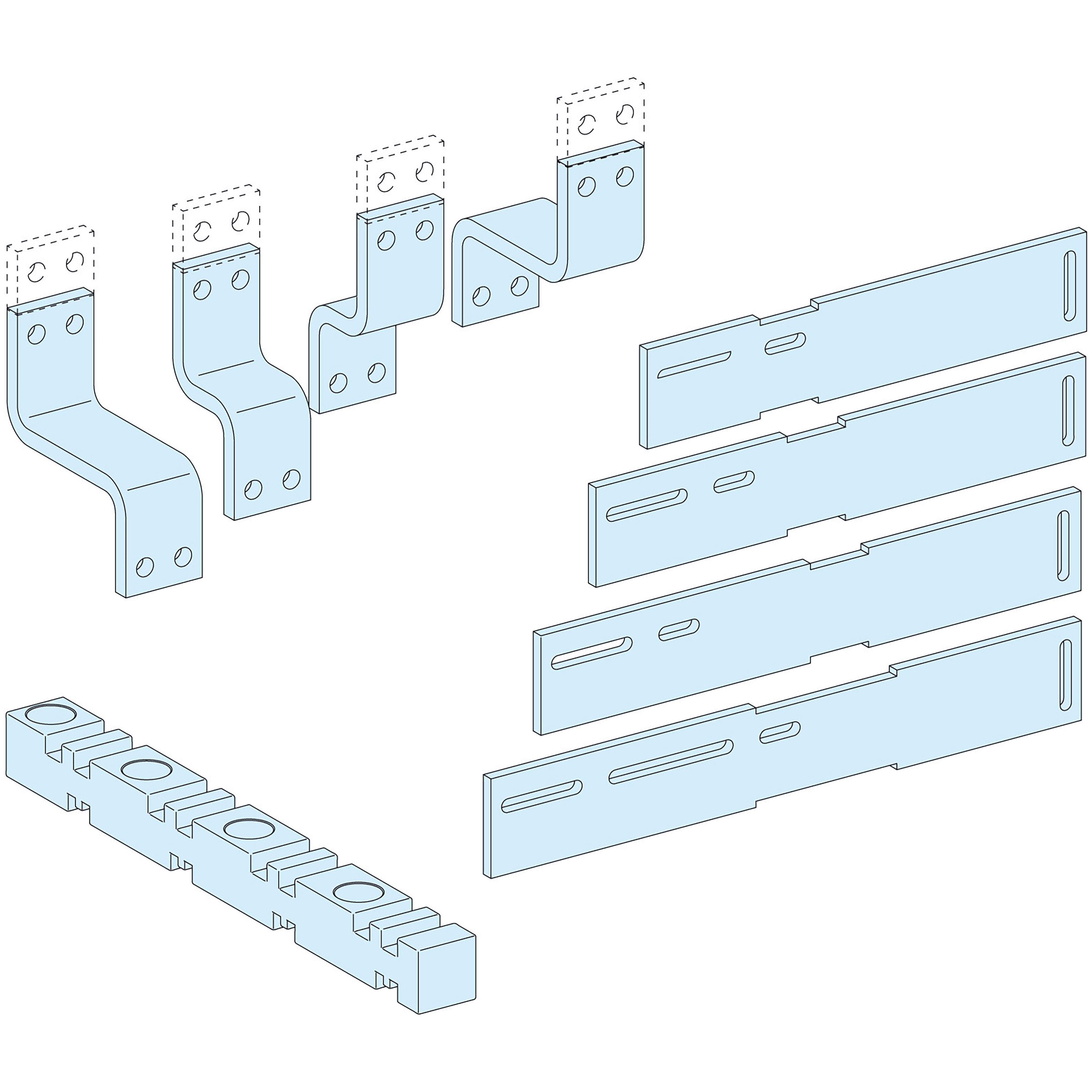 SCHNEIDER ELECTRIC - Collegamento 1250A NS-NT V estr 4P LVS04478