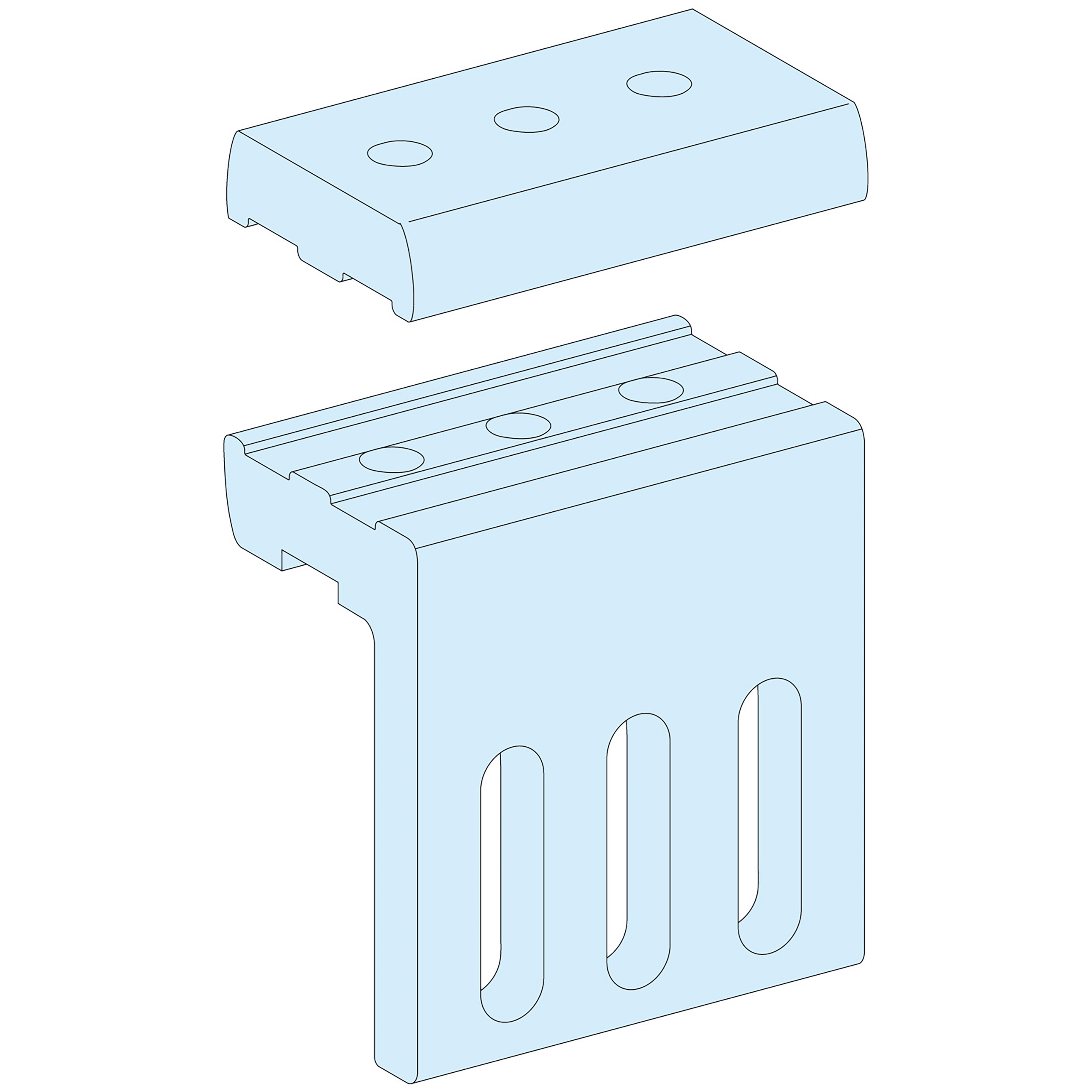 SCHNEIDER ELECTRIC - Collegamento 3200A Barre H 10mm