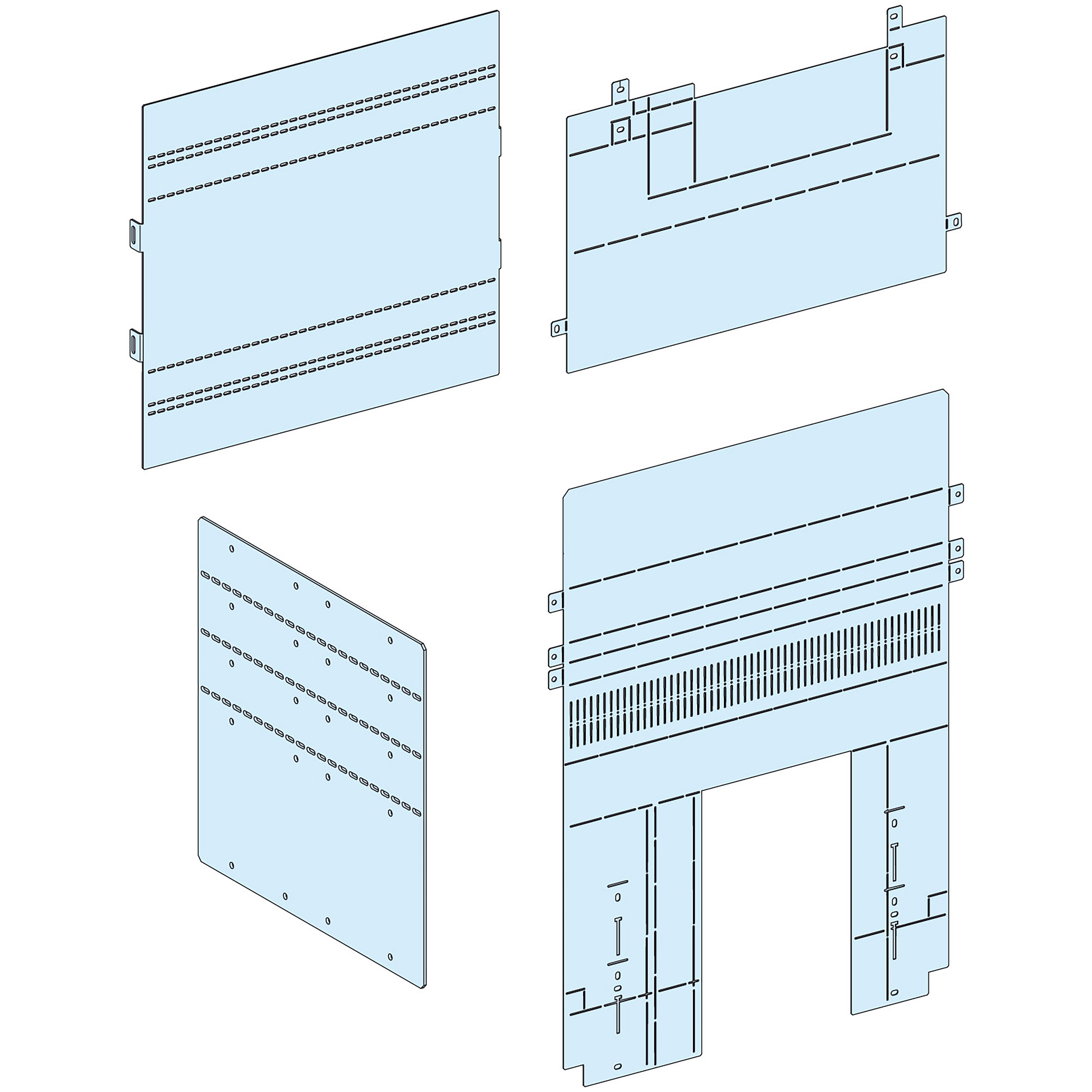 SCHNEIDER ELECTRIC - Struttura, PrismaSeT, Accessori, Segregazione att. ant. NS1600 est-NT V