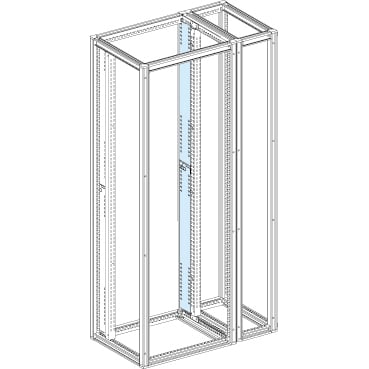 SCHNEIDER ELECTRIC - Segregazione, PrismaSeT 6300, forma 2, segregazione verticale laterale, per armadi D600