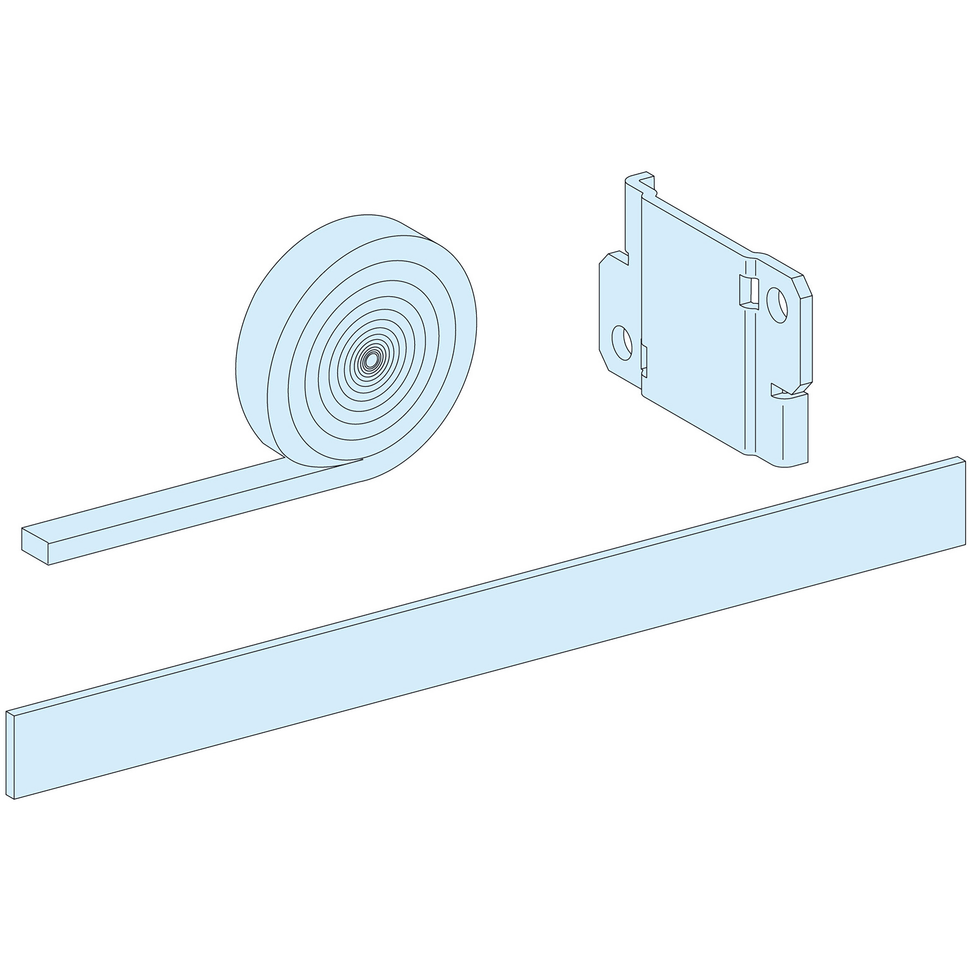 SCHNEIDER ELECTRIC - Struttura, PrismaSeT, Accessori, Kit associaz. doppia profondita Prisma P LVS08719