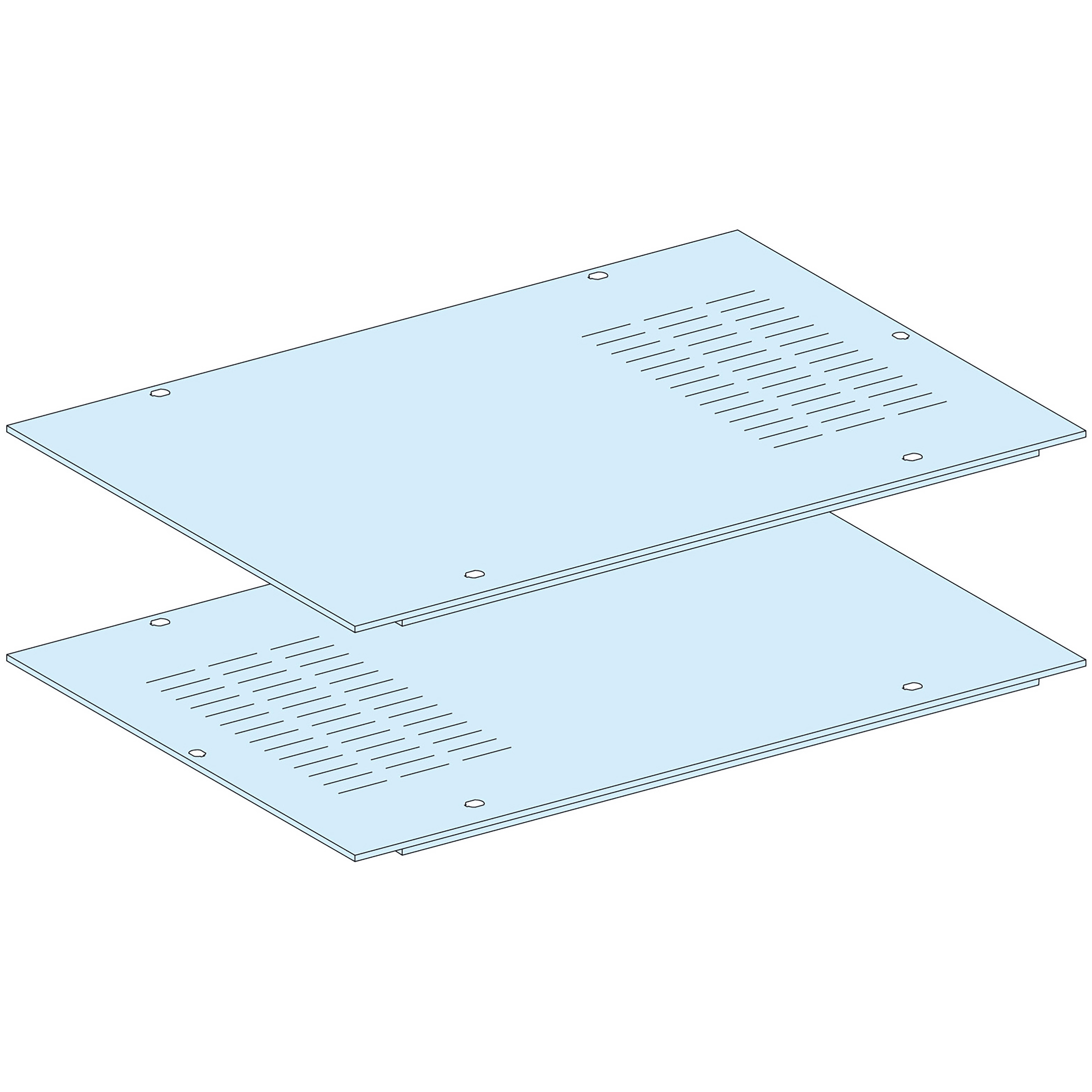 SCHNEIDER ELECTRIC - Pannello fondo IP30 L800 Prisma P LVS08738
