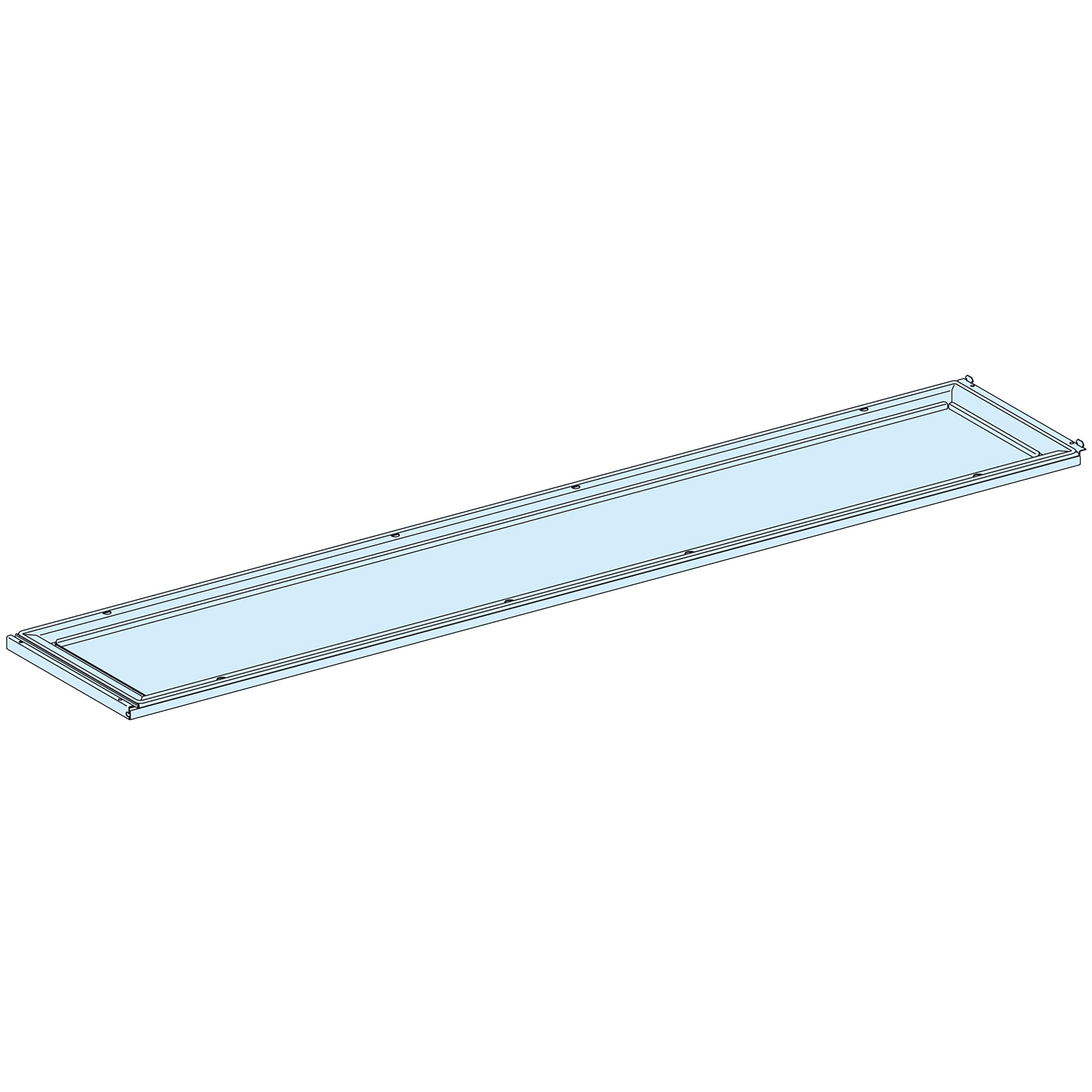 SCHNEIDER ELECTRIC - Struttura, PrismaSeT, Pannello, 2 pannelli lat.assoc. a L IP55 P400