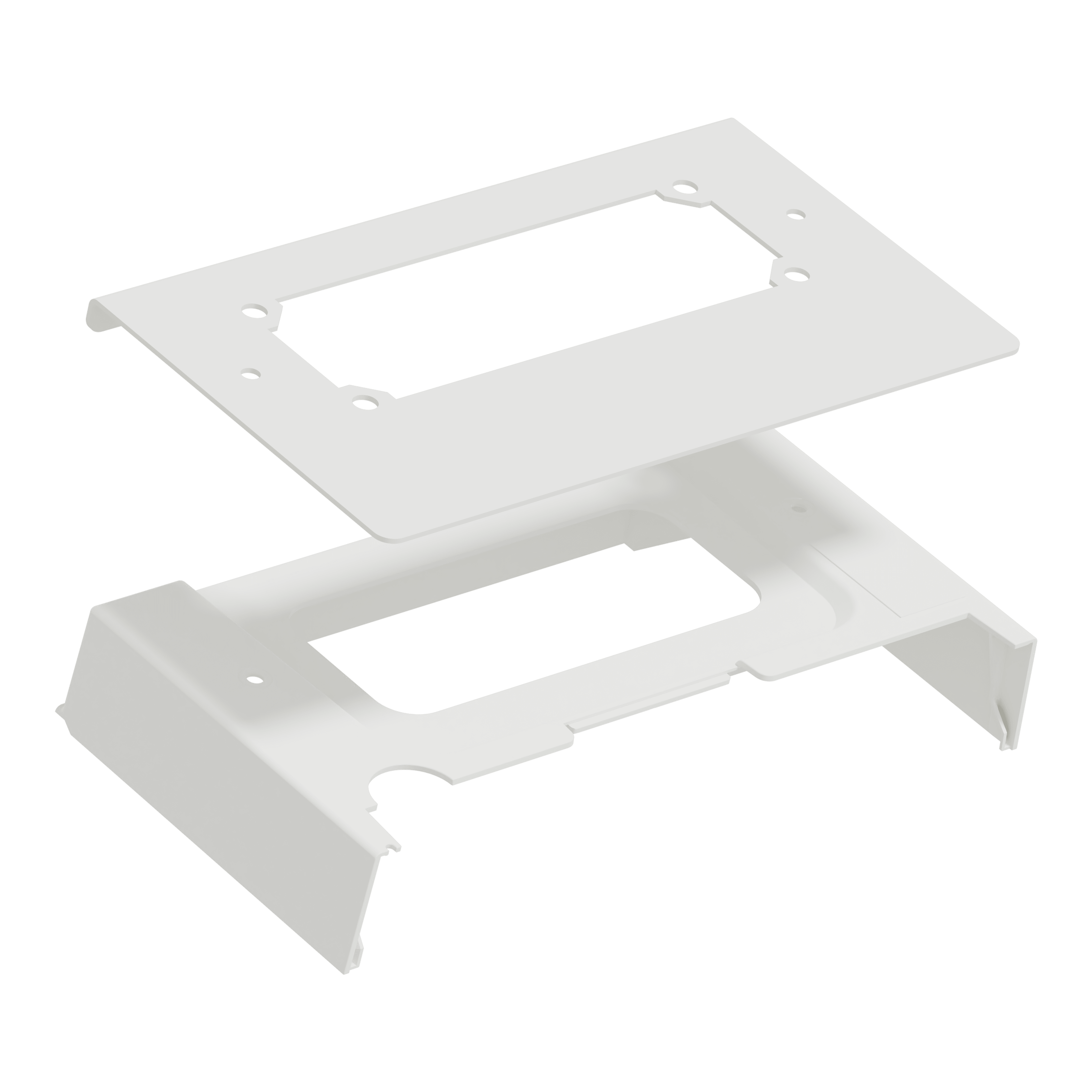 SCHNEIDER ELECTRIC - Interfaccia piastra passacavi, PrismaSeT G, 2 fori per FL21 con plastica, per involucro IP30 P300