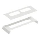 SCHNEIDER ELECTRIC - Interfaccia piastra passacavi, PrismaSeT G, 2 fori per FL21 con plastica, per involucro IP30 P600