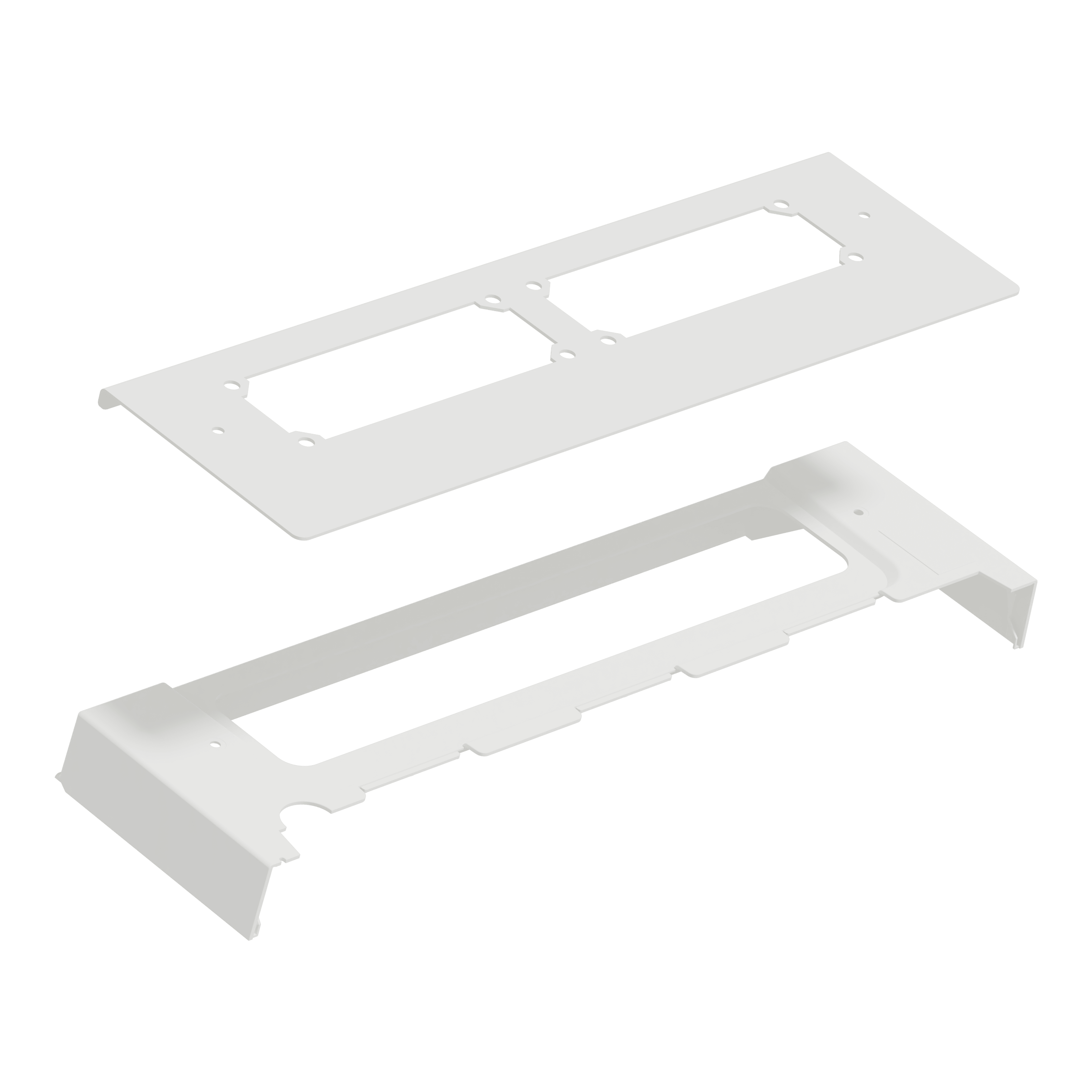 SCHNEIDER ELECTRIC - Interfaccia piastra passacavi, PrismaSeT G, 2 fori per FL21 con plastica, per involucro IP30 P600