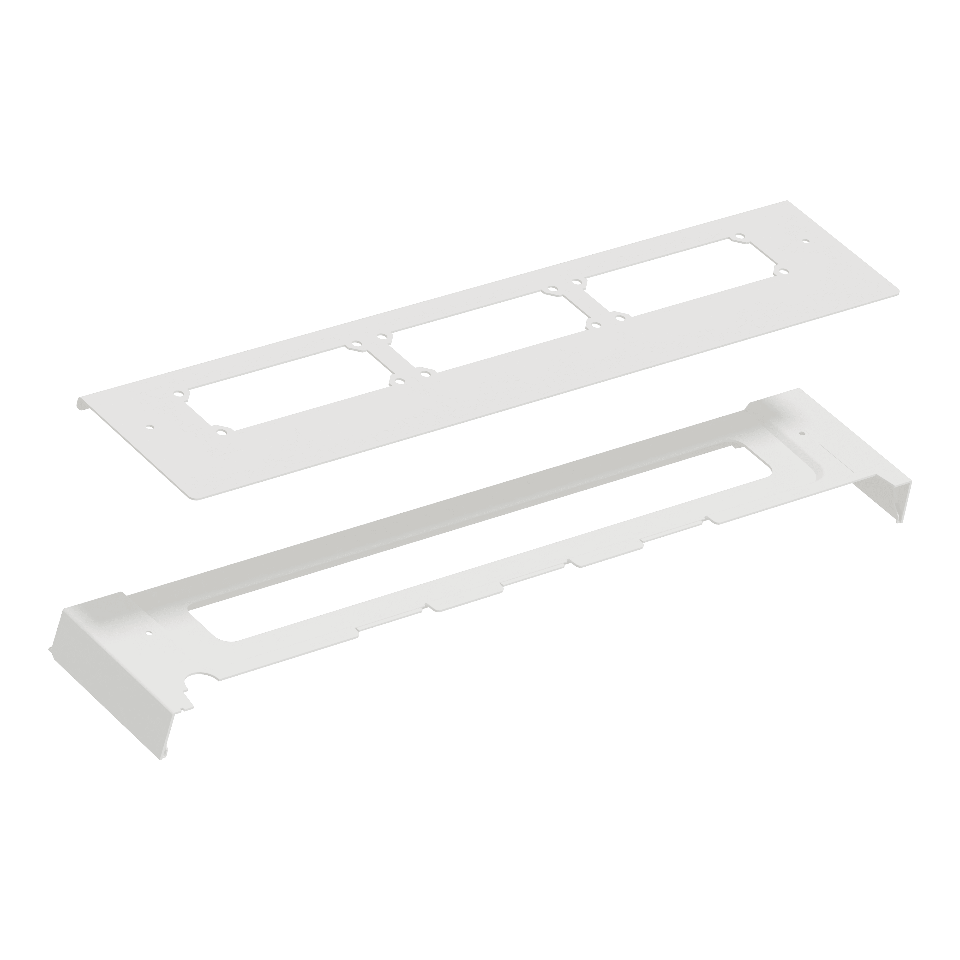 SCHNEIDER ELECTRIC - Interfaccia piastra passacavi, PrismaSeT G, 2 fori per FL21 con plastica, per involucro IP30 P850