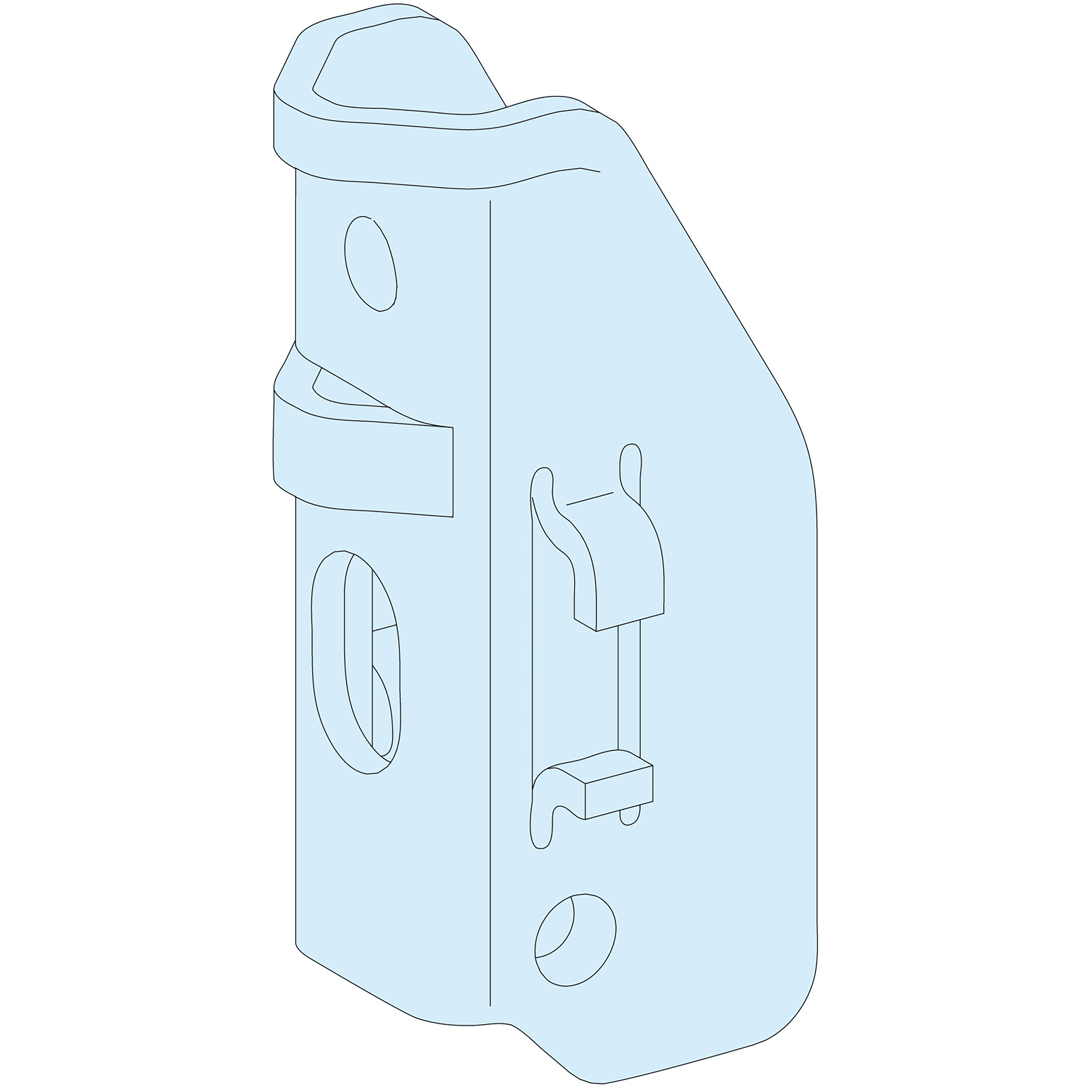 SCHNEIDER ELECTRIC - Adattatore supporto amarraggio