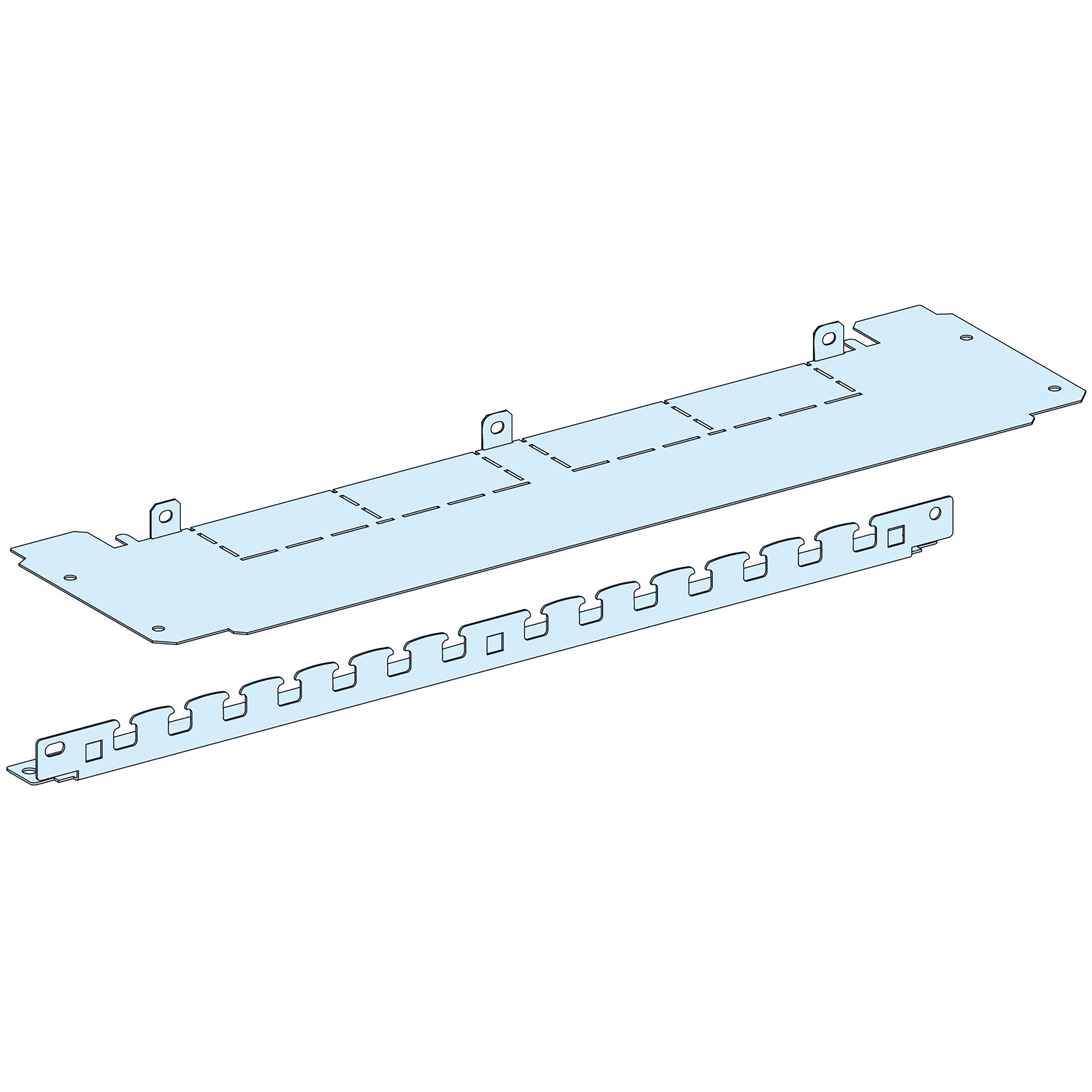 SCHNEIDER ELECTRIC - Struttura, PrismaSeT, Piastra, PPC zoccolo Armadio G L850 LVS08889