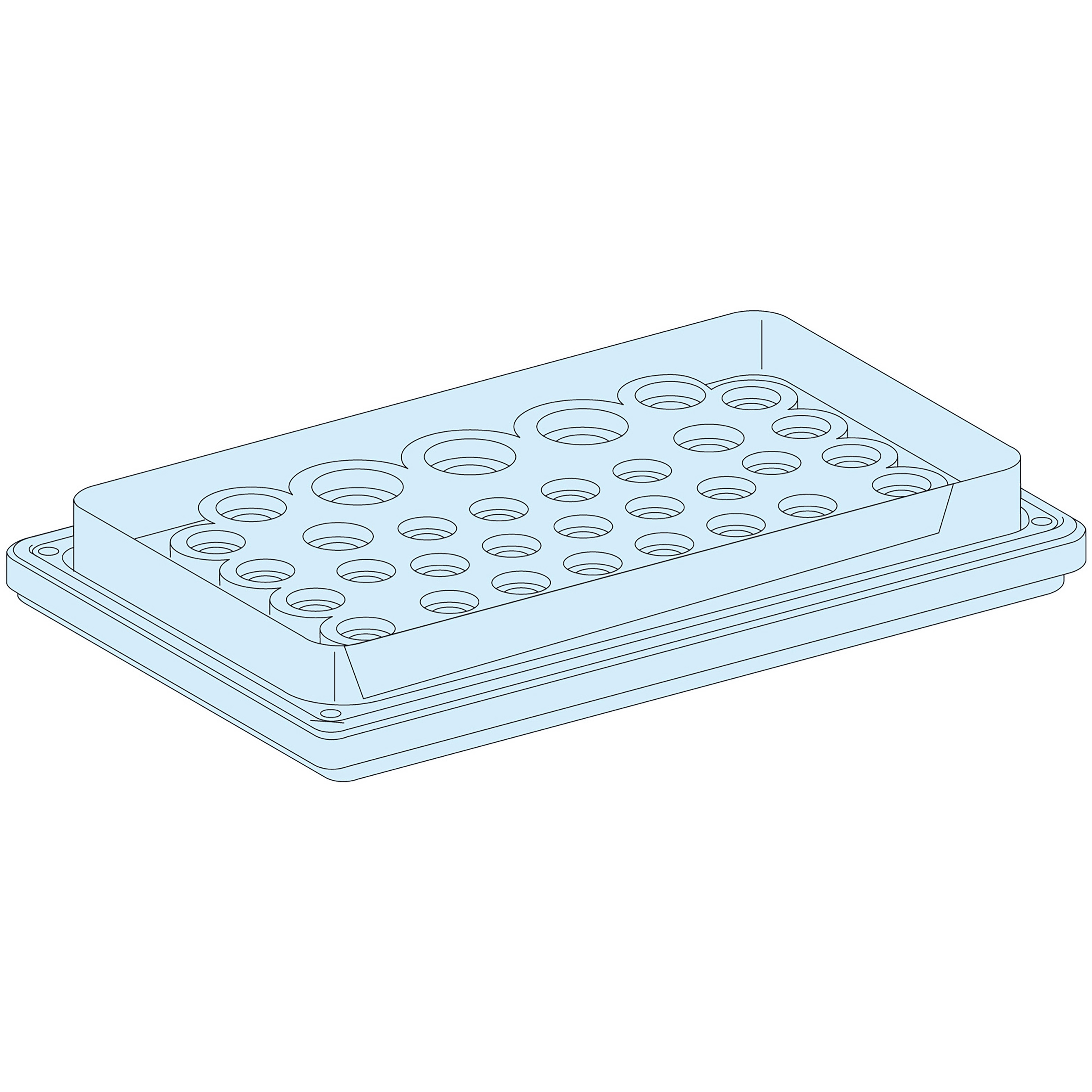 SCHNEIDER ELECTRIC - Struttura, PrismaSeT, Piastra, PPC 39 entrate 7/26mm IP55