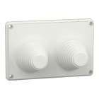 SCHNEIDER ELECTRIC - Struttura, PrismaSeT, Piastra, PPC 2 entrate 33/72mm IP55