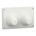 SCHNEIDER ELECTRIC - Struttura, PrismaSeT, Piastra, PPC 2 entrate 33/72mm IP55