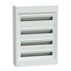 SCHNEIDER ELECTRIC - Centralino per apparecchi modulari, PrismaSeT S, parete, 4 x 24 moduli, 1 morsettiera di terra, senza porta