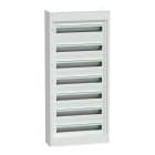SCHNEIDER ELECTRIC - Centralino per apparecchi modulari, PrismaSeT S, parete, 7 x 24 moduli, 1 morsettiera di terra, senza porta