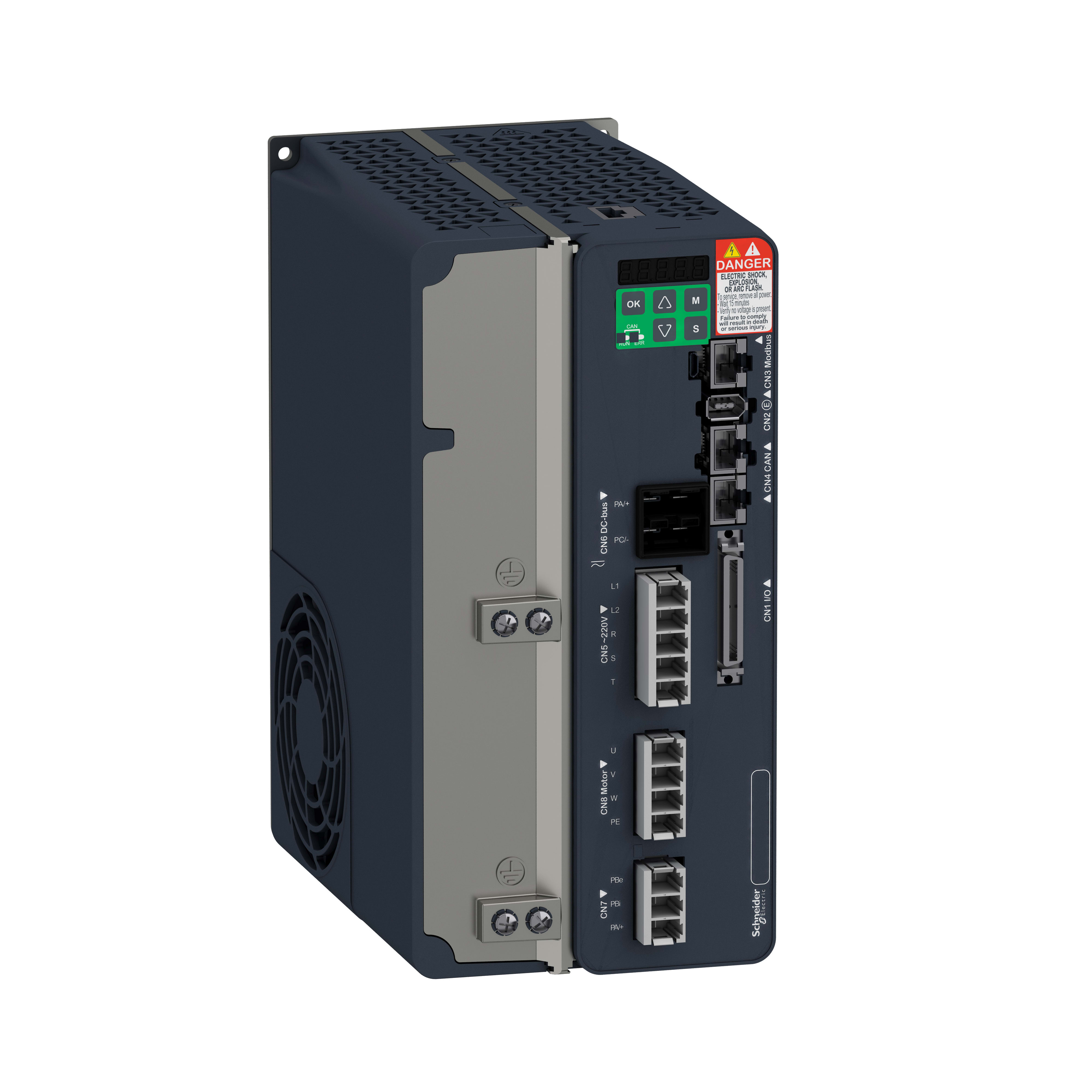 SCHNEIDER ELECTRIC - Servo Drive AC Lexium28 Sercos III 4,5KW 1~/3~, 200/230 Vac